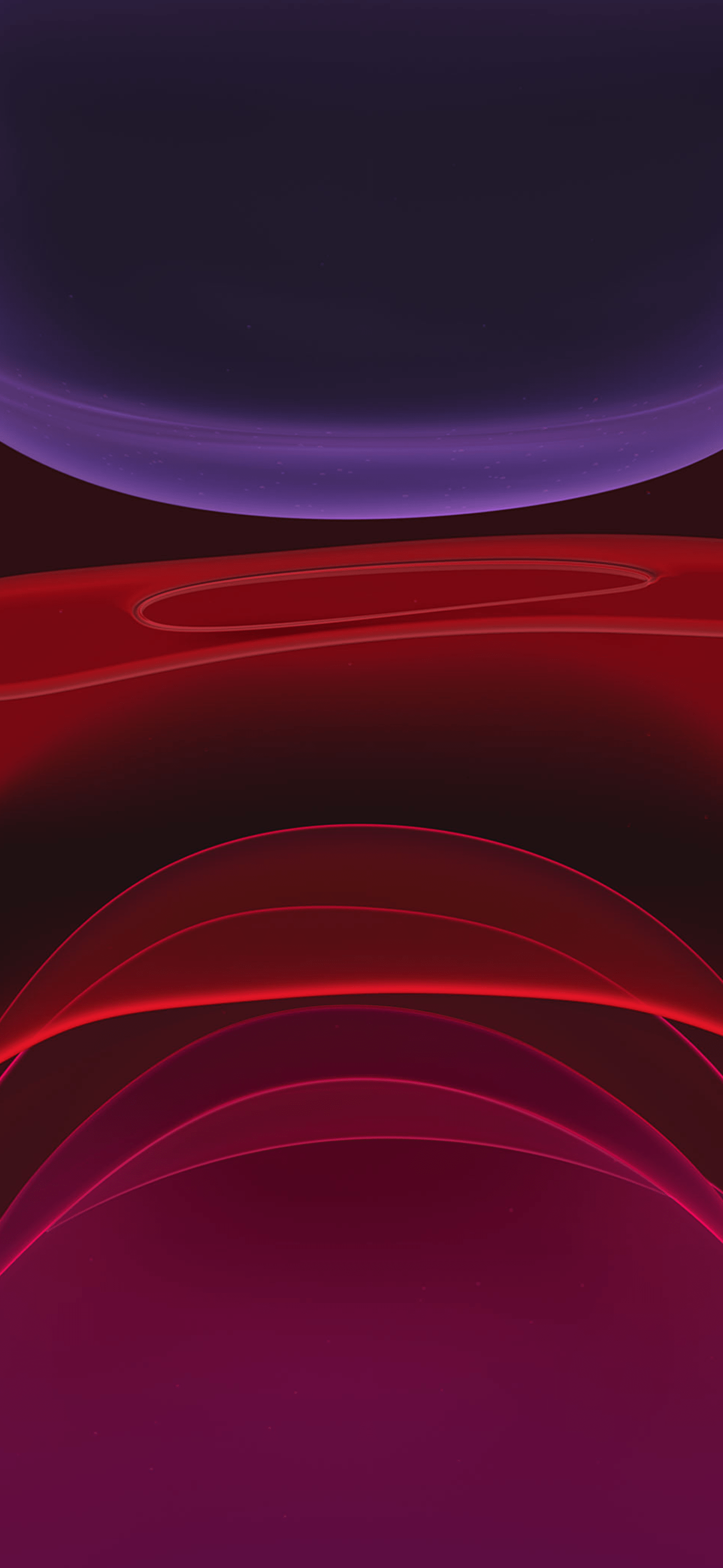 1436x3113 IPhone 11 Default Stock Red Dark Bubbles