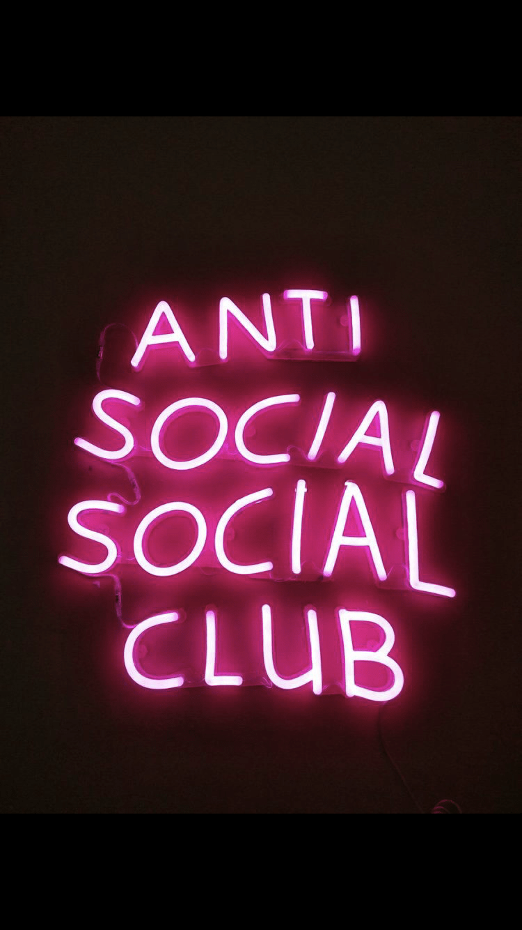 750x1334 neon #neonlights #neonwallpaper #wallpaper #assc #antisocialsocialclub In Neon Lights Wallpaper & Background Download
