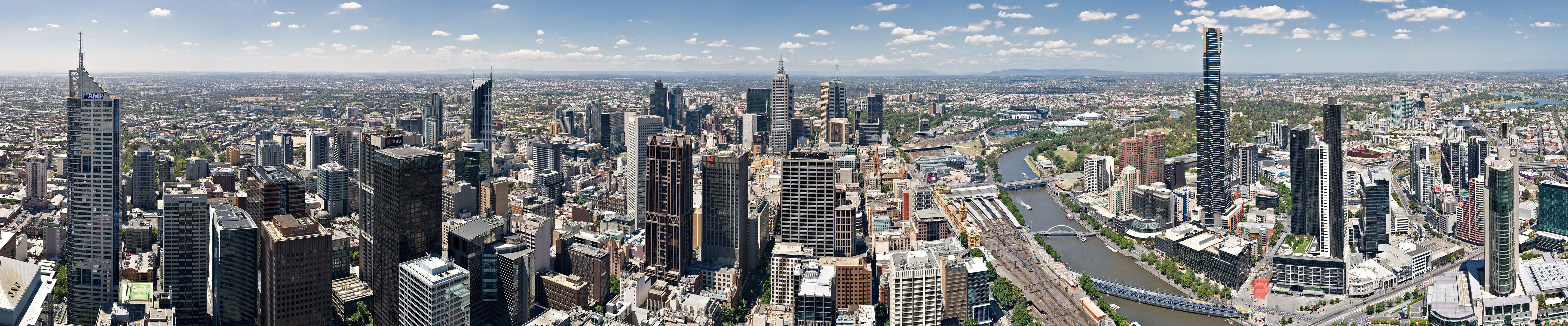 5760x1200 World Cities Panorama Wallpaper 5760×1200