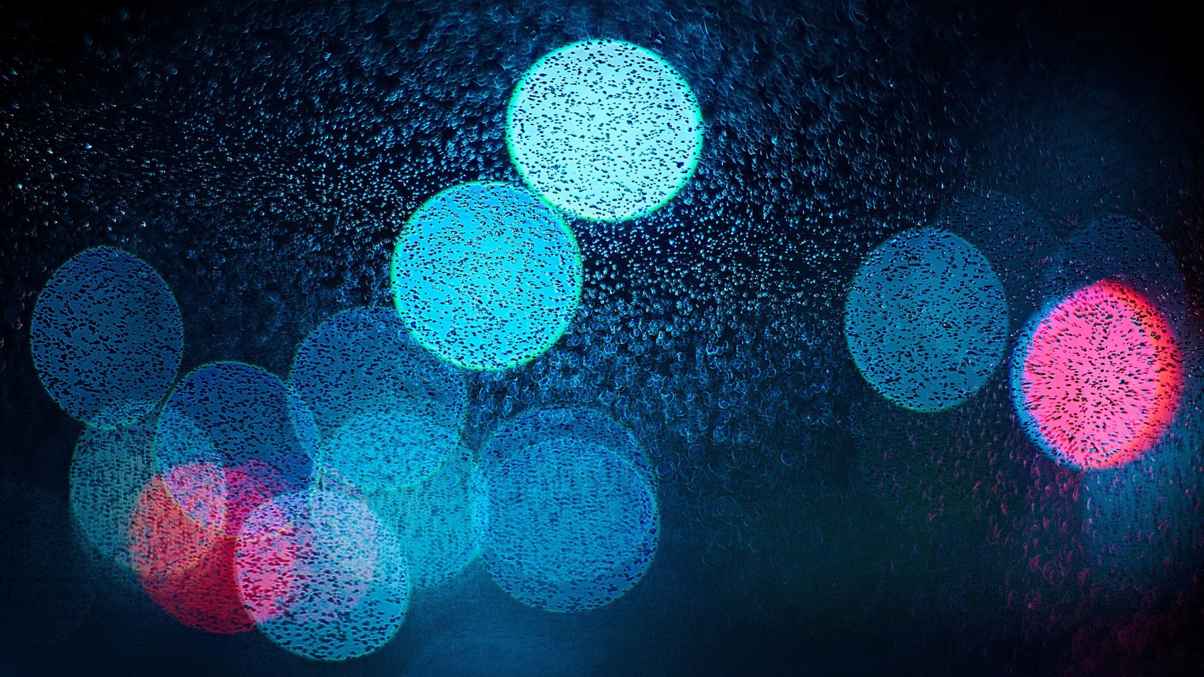 3840x2160 Water Drops Bokeh Effect 4K , HD 4k Wallpaper, Image, Background, Photos and Picture