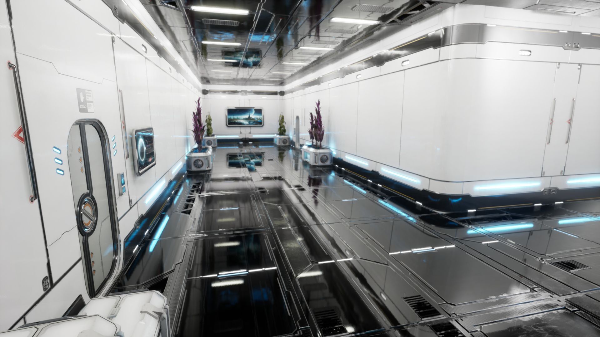 1920x1080 Scifi Modular Interior Environment