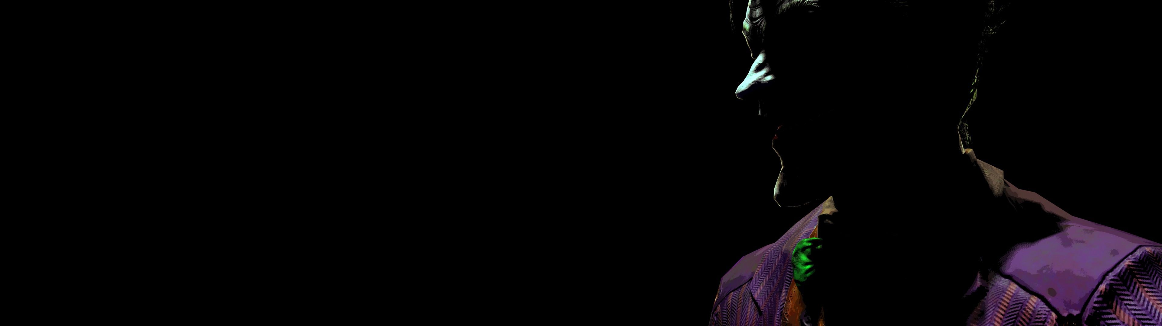 3840x1080 Joker Wallpaper 4K, Batman: Arkham Asylum