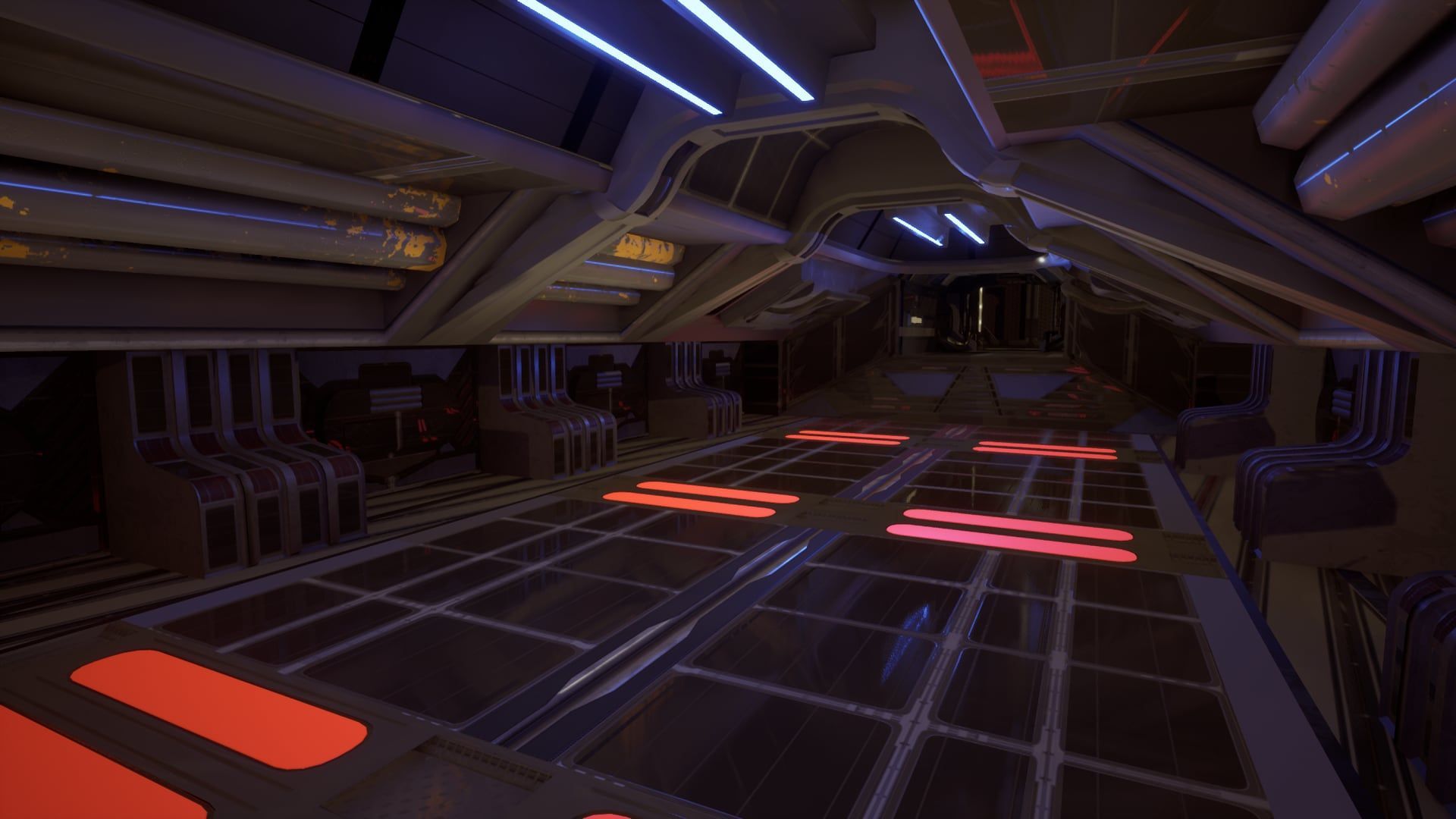 1920x1080 Sci Fi Space Station Interior in Environments