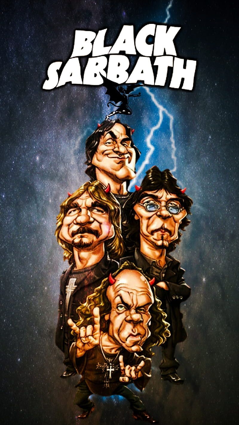 800x1422 Black Sabbath, dio, iommi, butler, ward, heavy metal, HD phone wallpaper
