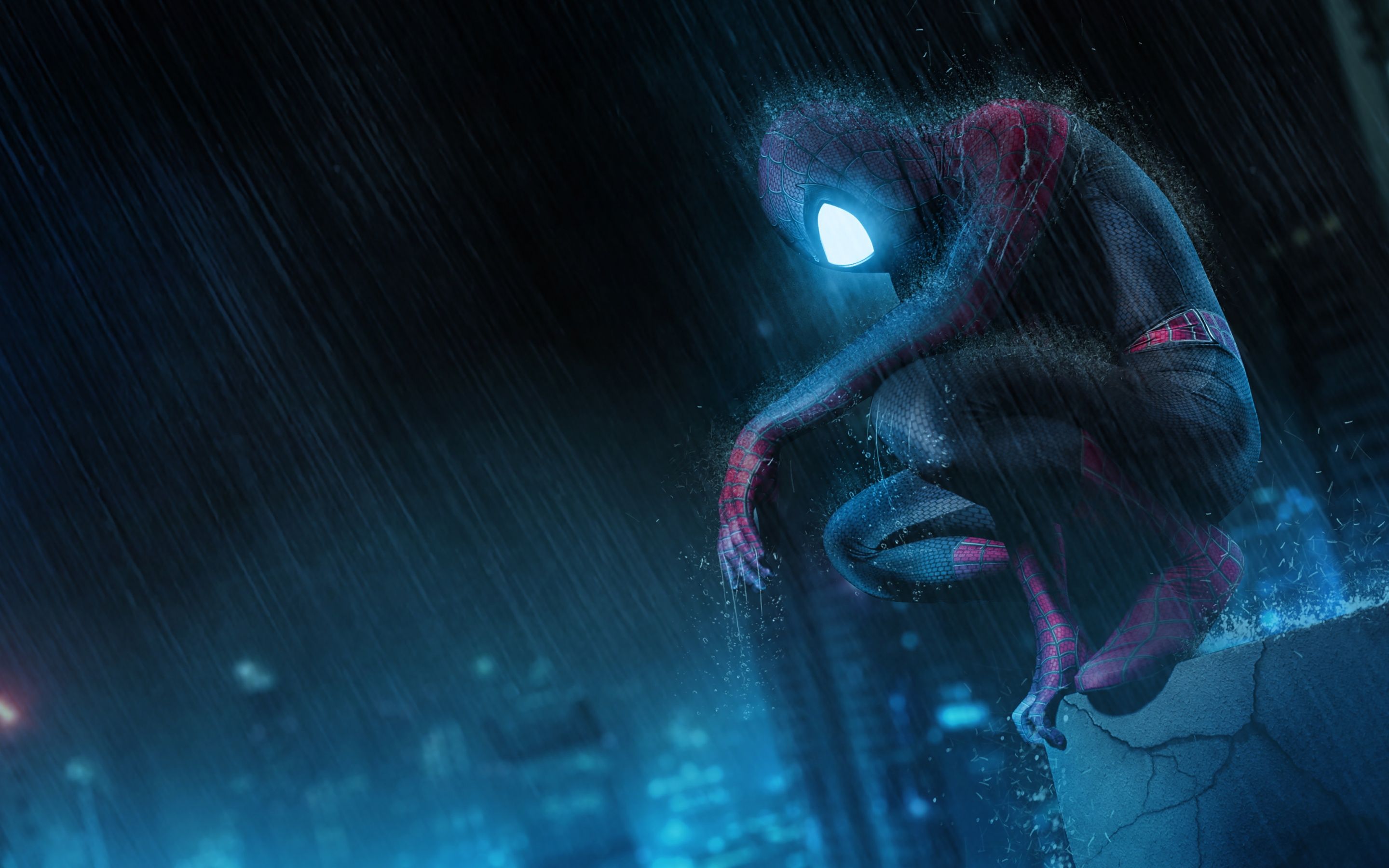 2880x1800 Spider Man Wallpaper 4K, Neon, Marvel
