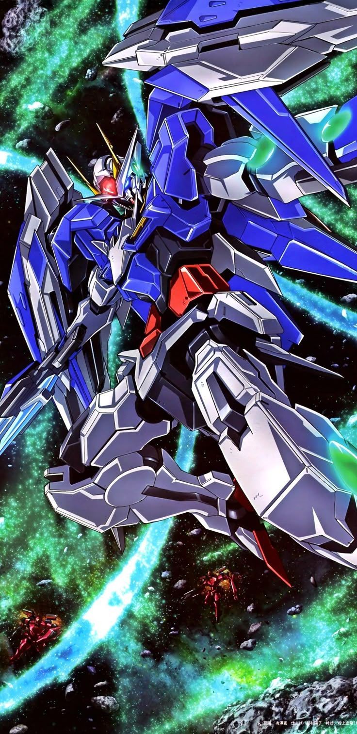 736x1513 Phone Wallpaper. Mobile suit gundam Gundam wallpaper, Gundam 00