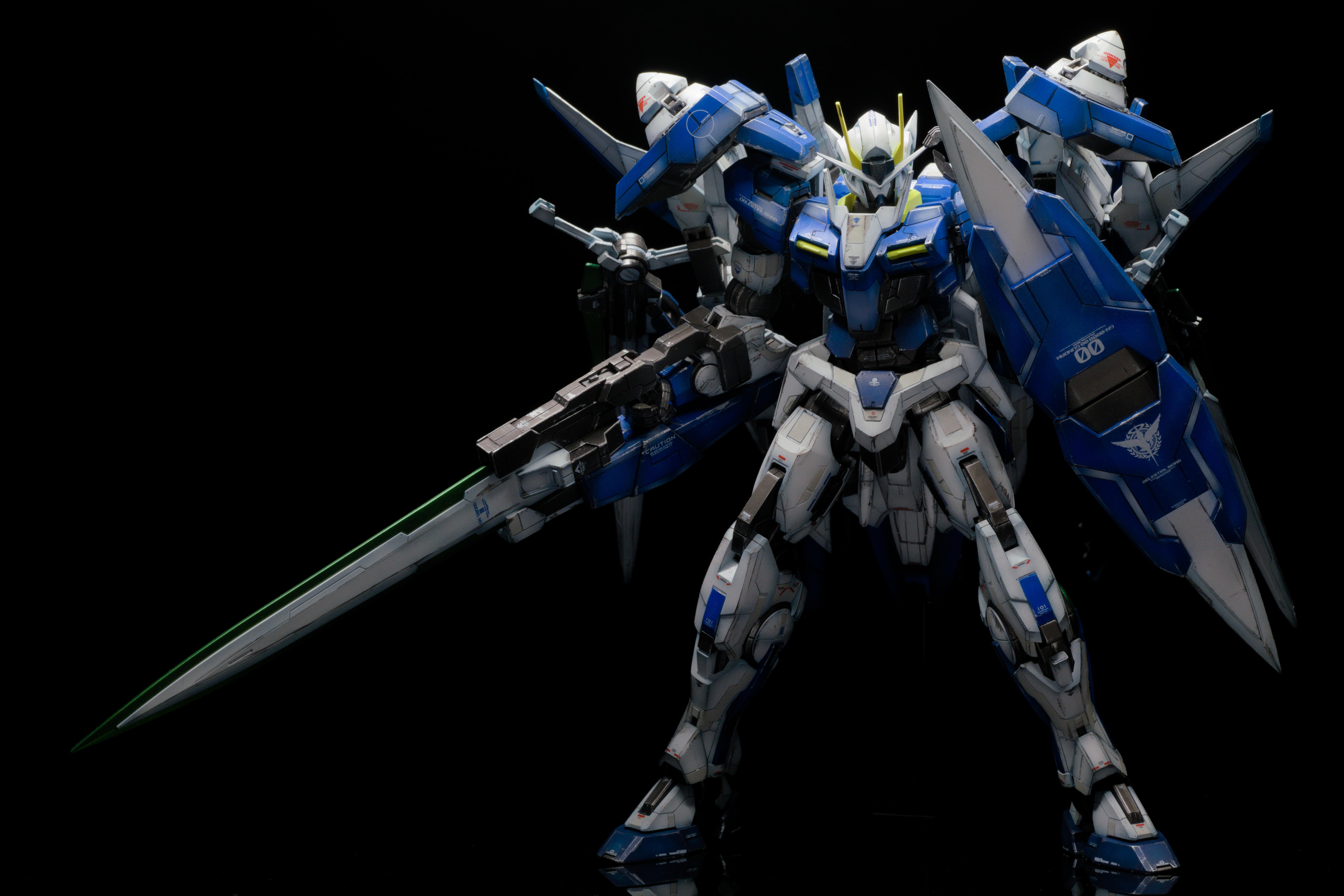 6488x4328 Finished MG 1 100 Gundam 00 XN Raiser.. Extra Photo And Youtube Video Buildup In Comments