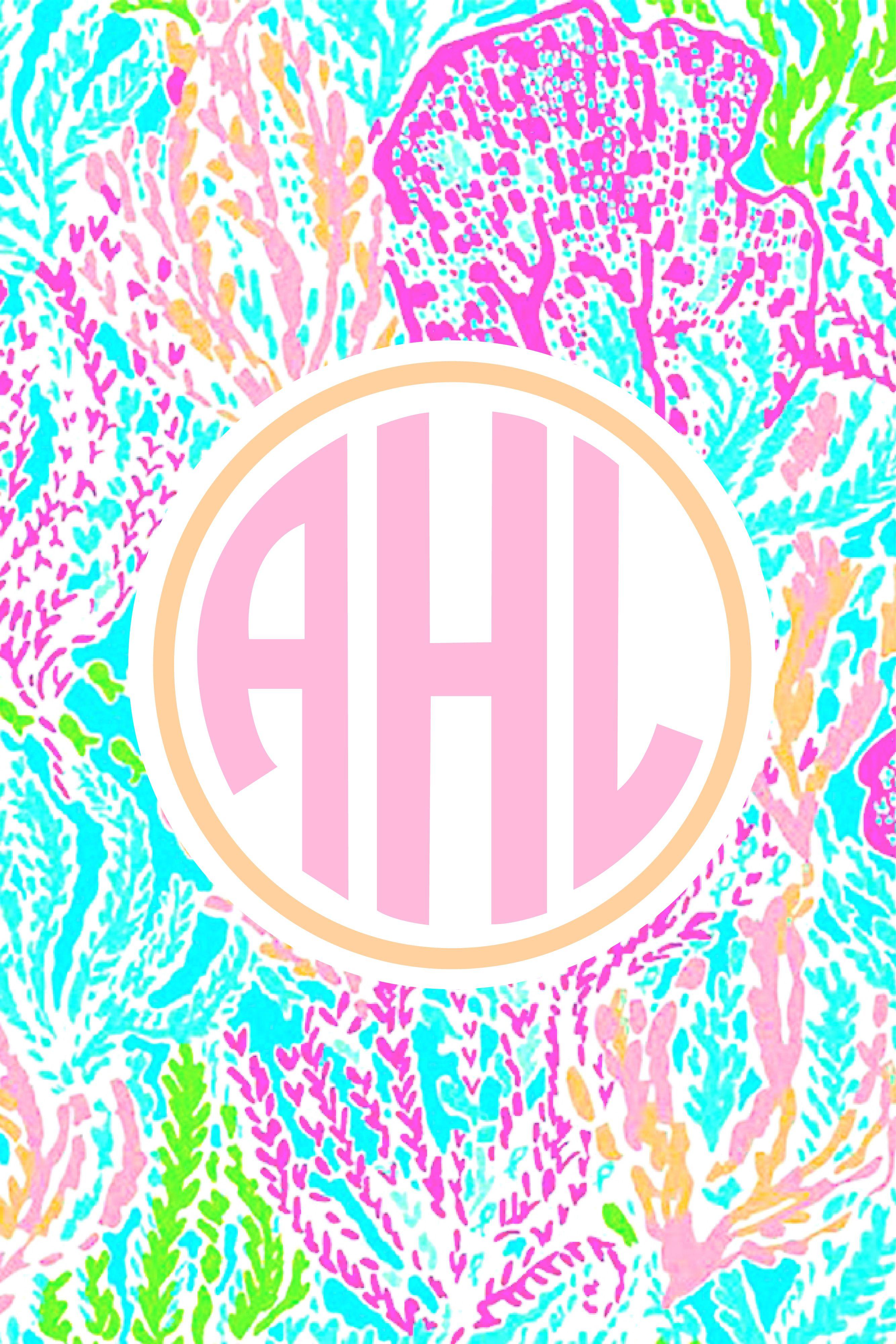 2667x4000 Classy Lilly Pulitzer monogram iPhone wallpaper! Choose from lots of patterns and f. Wallpaper iphone cute, Lilly pulitzer monogram wallpaper, Monogram wallpaper