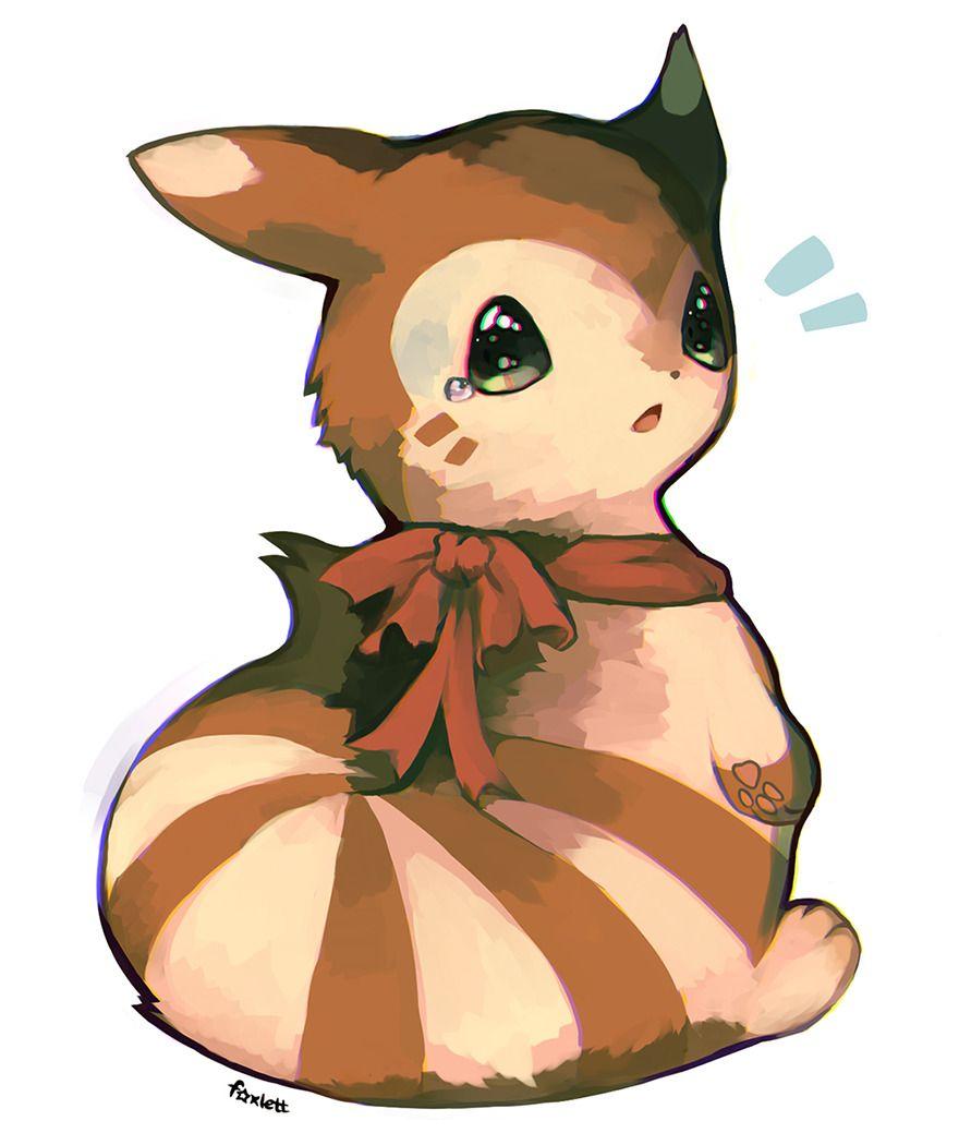 880x1050 Furretémon Anime Image Board