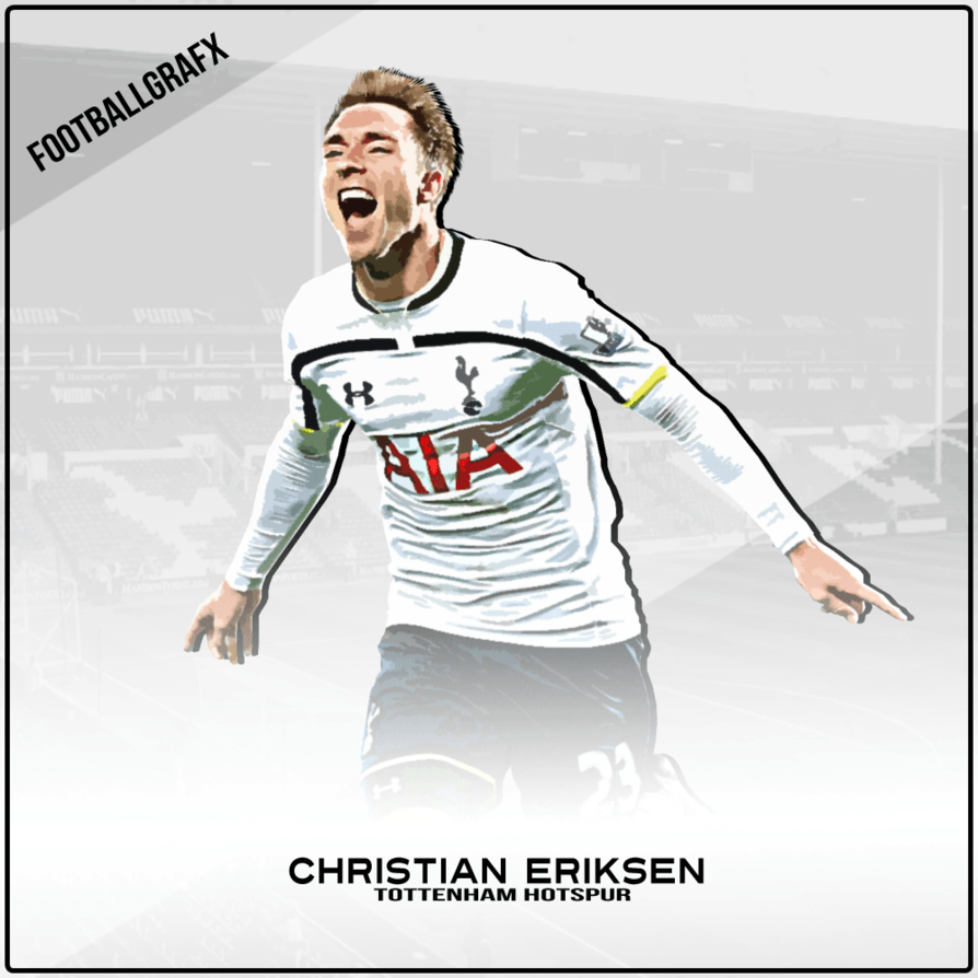 894x894 Christian Eriksen Tottenham Hotspur Wallpaper