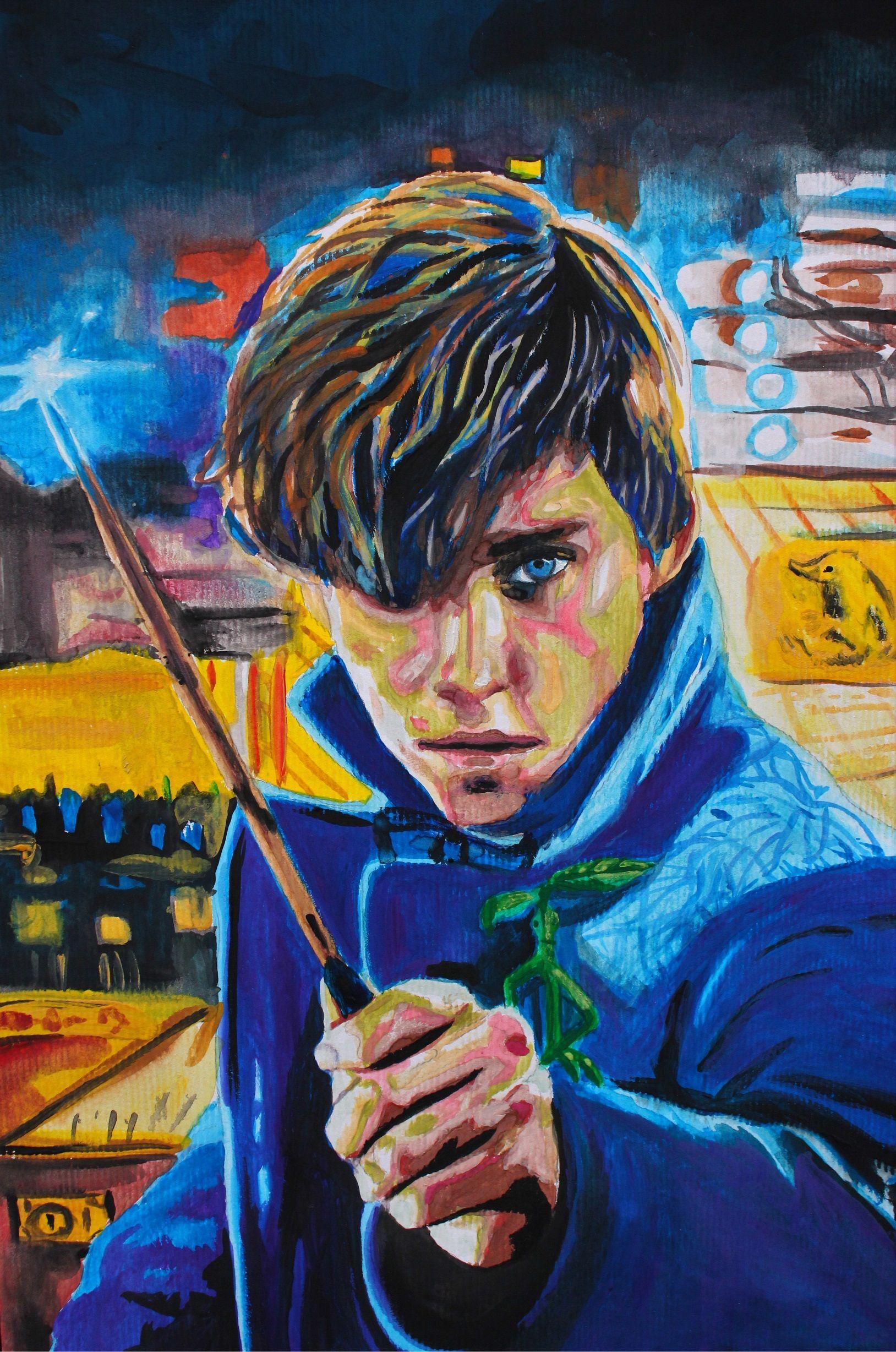 1628x2456 Newt Scamander, Fantastic beasts and where to find them, Eddie