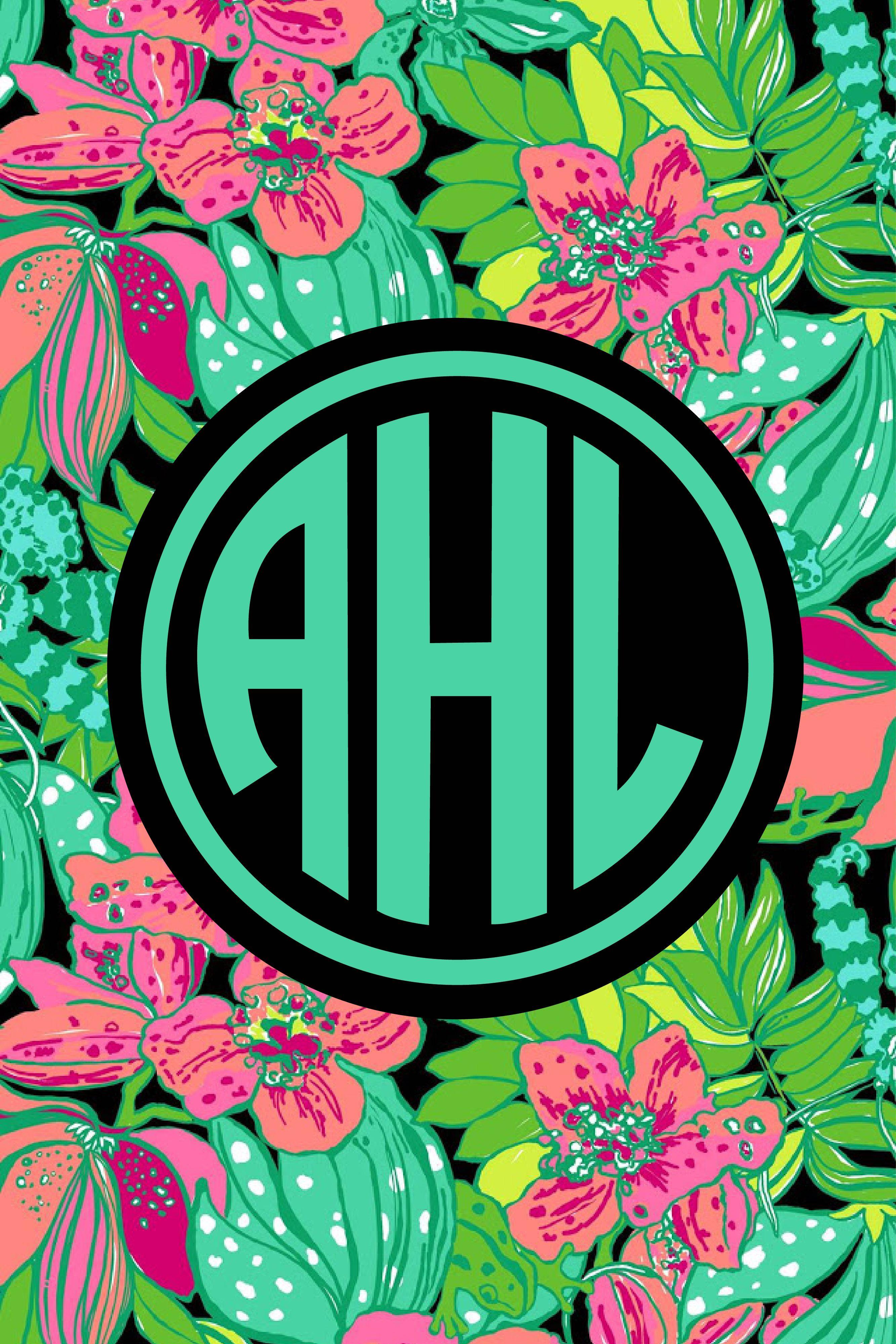 2667x4000 Lilly Pulitzer Monogram IPhone Wallpaper! Choose From Lots Of Patterns And Fonts Shop Des. Monogram Wallpaper, Wallpaper, Desktop Wallpaper