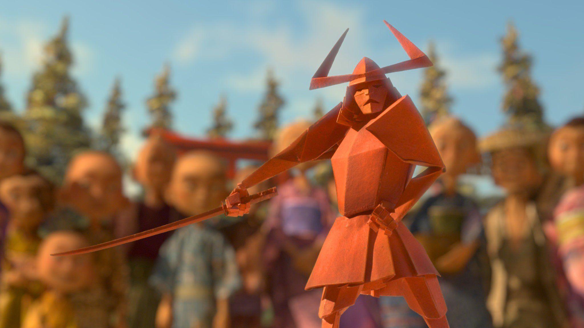 2048x1151 kubo and the two strings, Samurai, Origami HD Wallpaper / Desktop