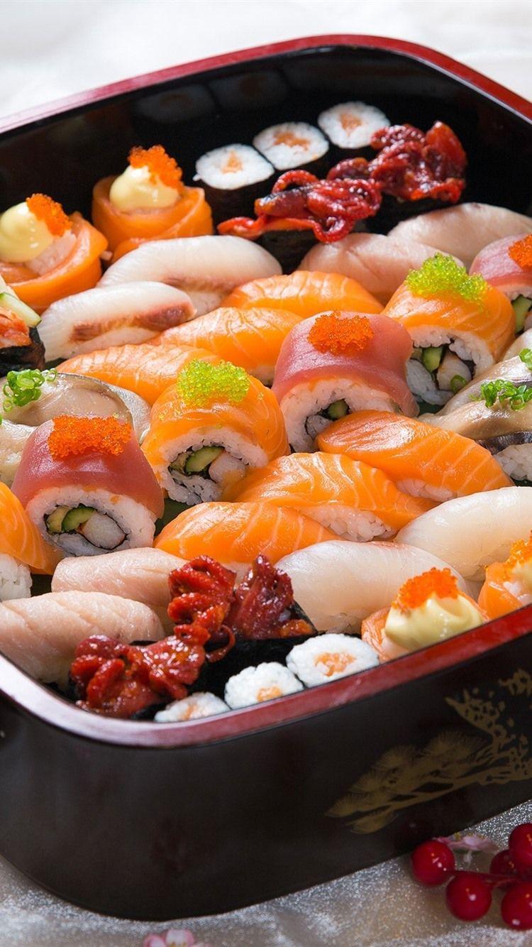 750x1334 Sushi, Caviar, Rolls, Japanese Food 750x1334 IPhone 8 7 6 6S