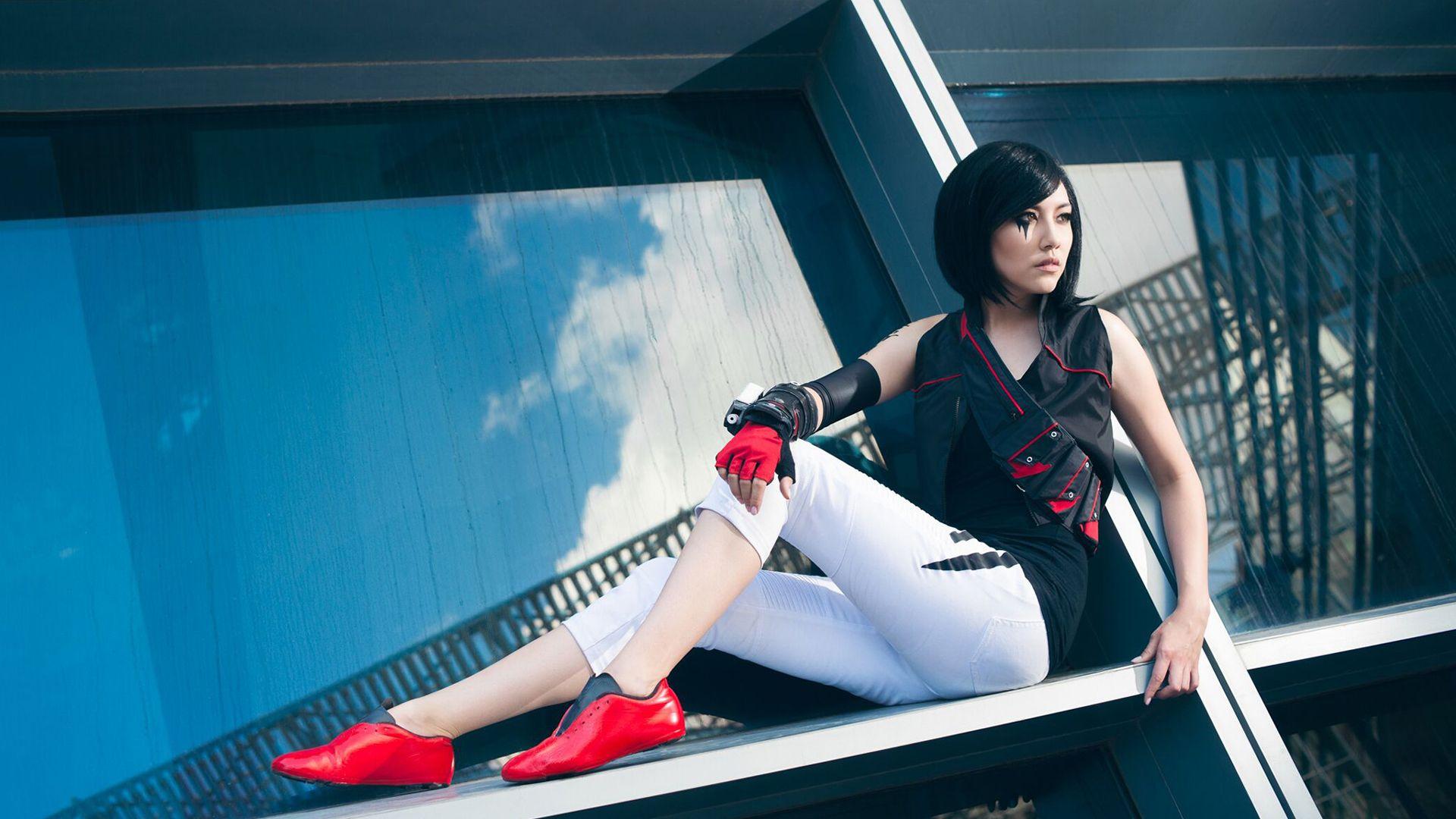 1920x1080 Mirrors Edge Cosplay, HD Girls, 4k Wallpaper, Image, Background