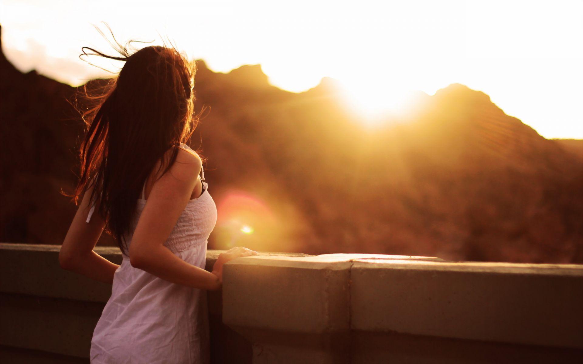 1920x1200 Girl In Sunshine Wallpaper & Background Download