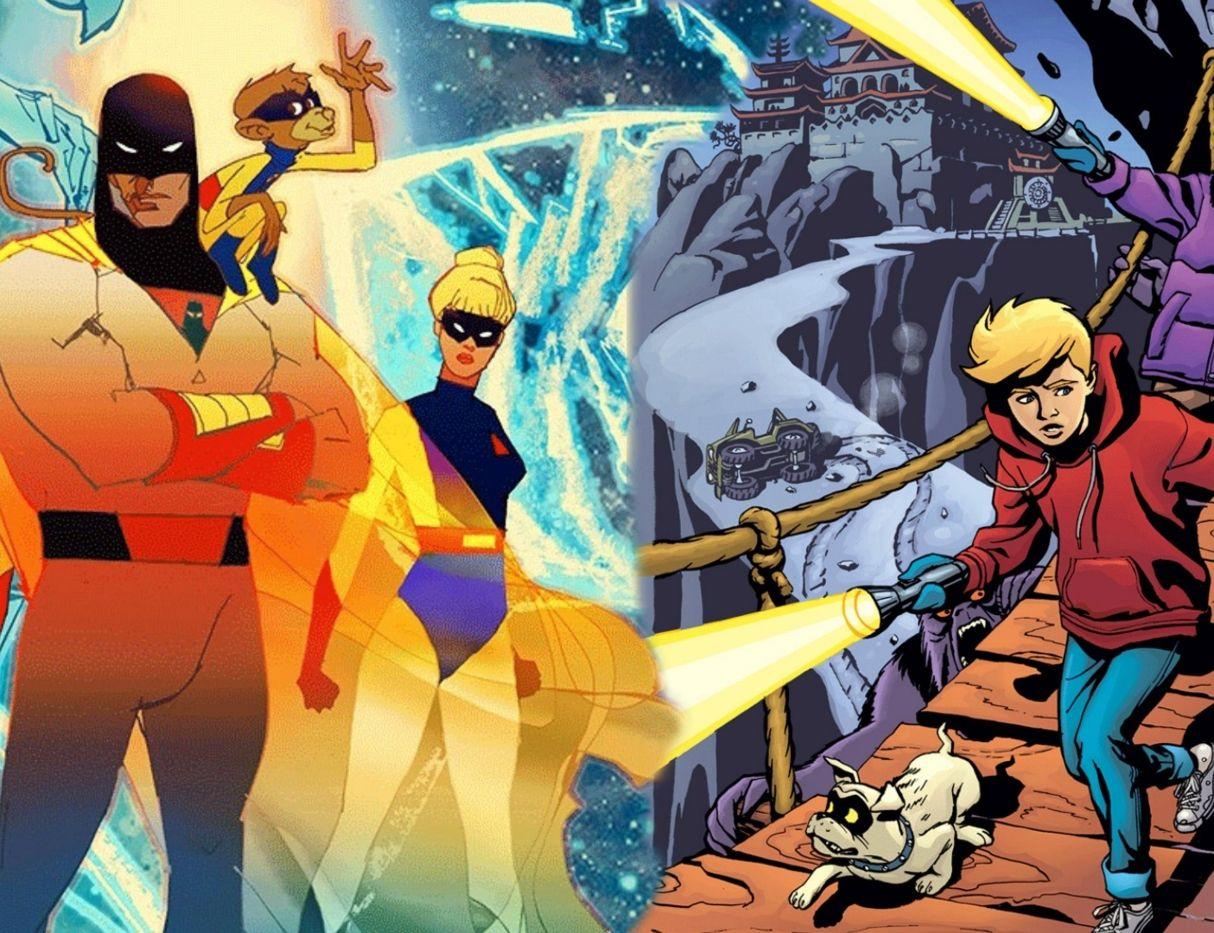 1214x933 Jonny Quest Meets Space Ghost, Birdman, and More in Future Quest