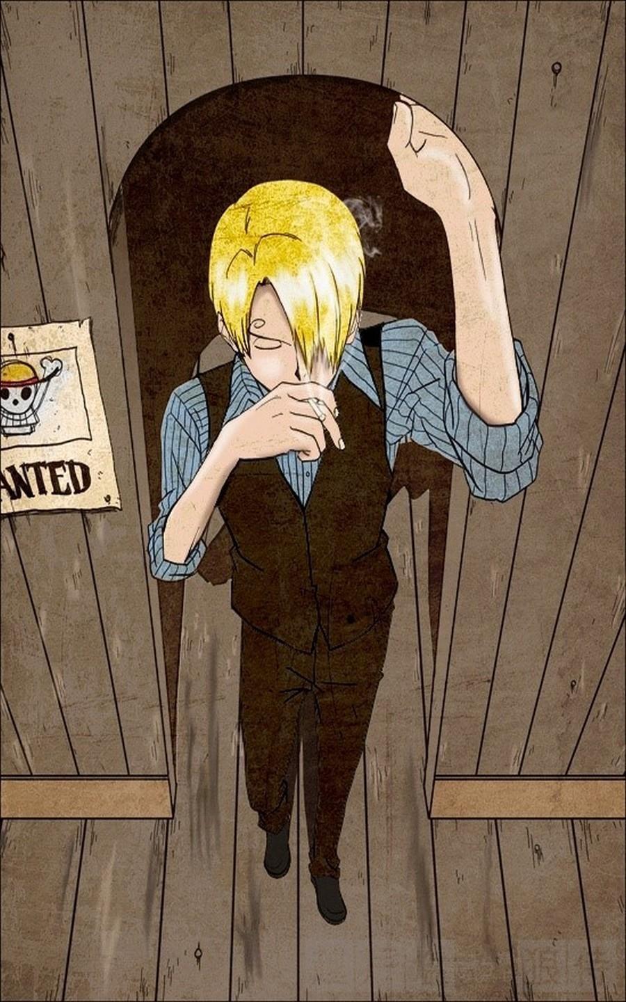 900x1440 Sanji Wallpaper Art for Android