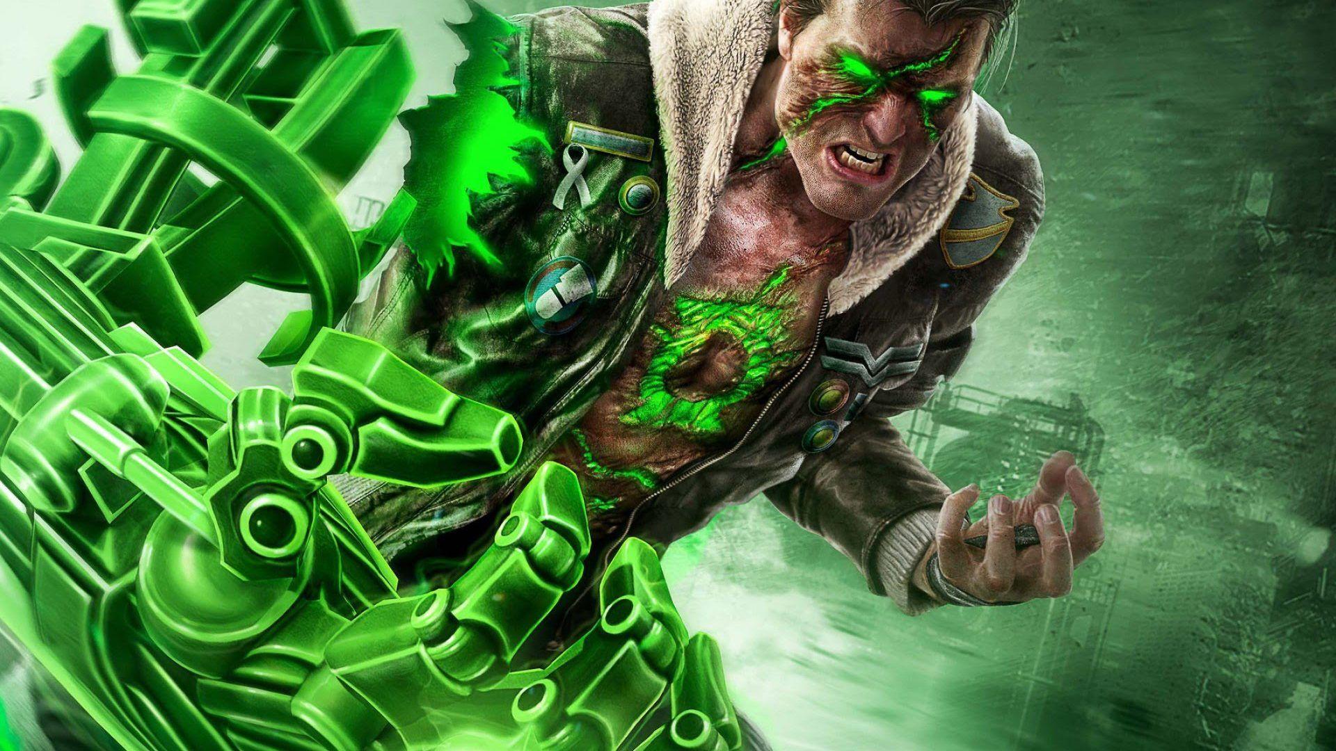 1920x1080 Nolan North As Atomic Green Lantern In Infinite Crisis Dc Comics