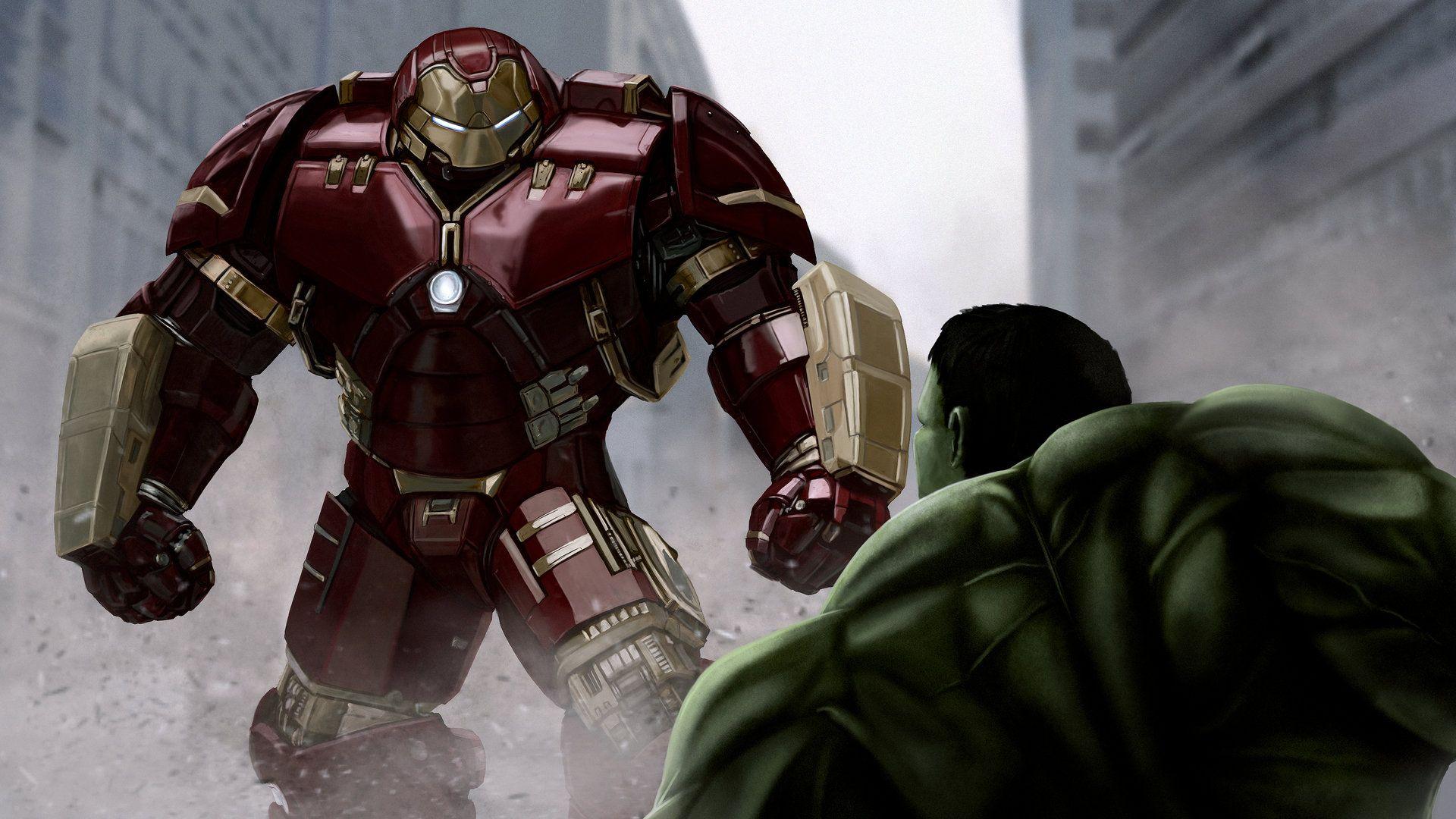 1920x1080 Iron Man Hulkbuster Vs The Hulk, Michael Clarke