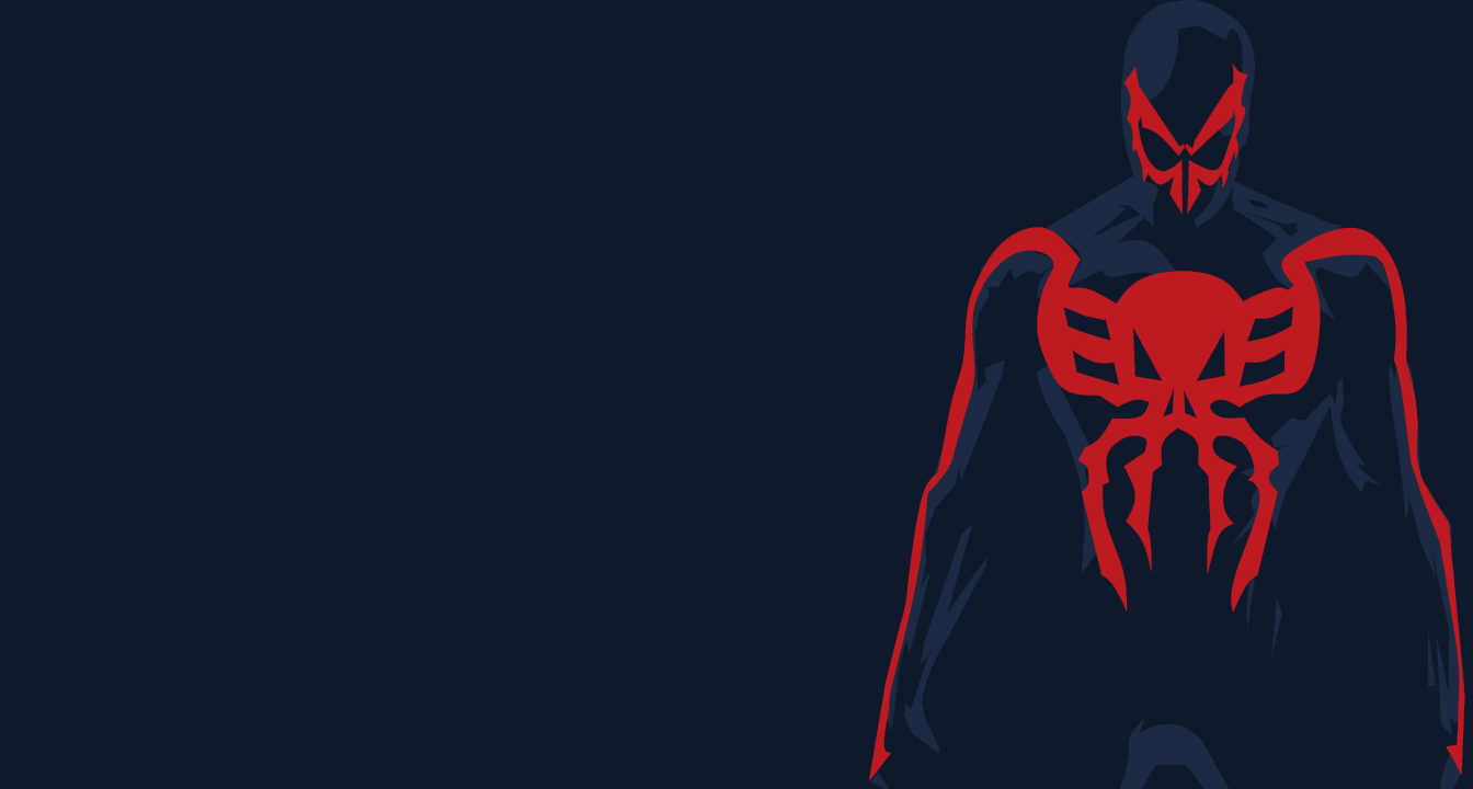 1344x720 Spider Man 2099 Minimalist