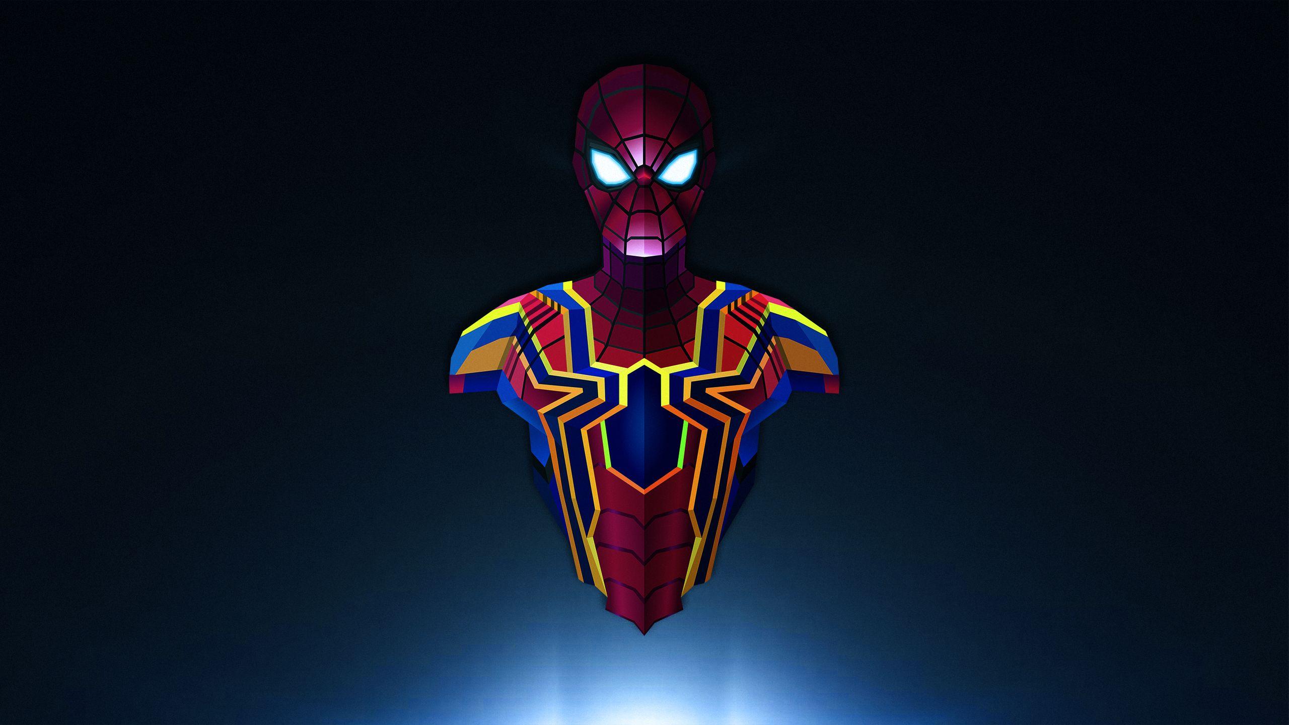 2560x1440 Spider Man Minimal Artwork Wallpaper