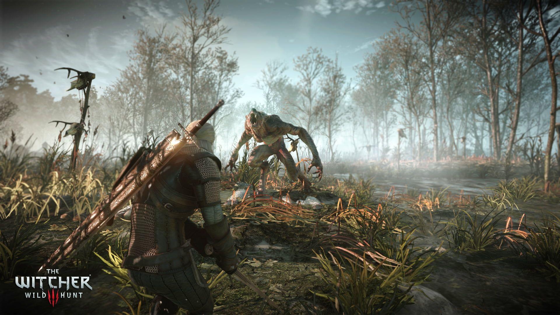1920x1080 The Witcher Wild Hunt game poster HD wallpaper