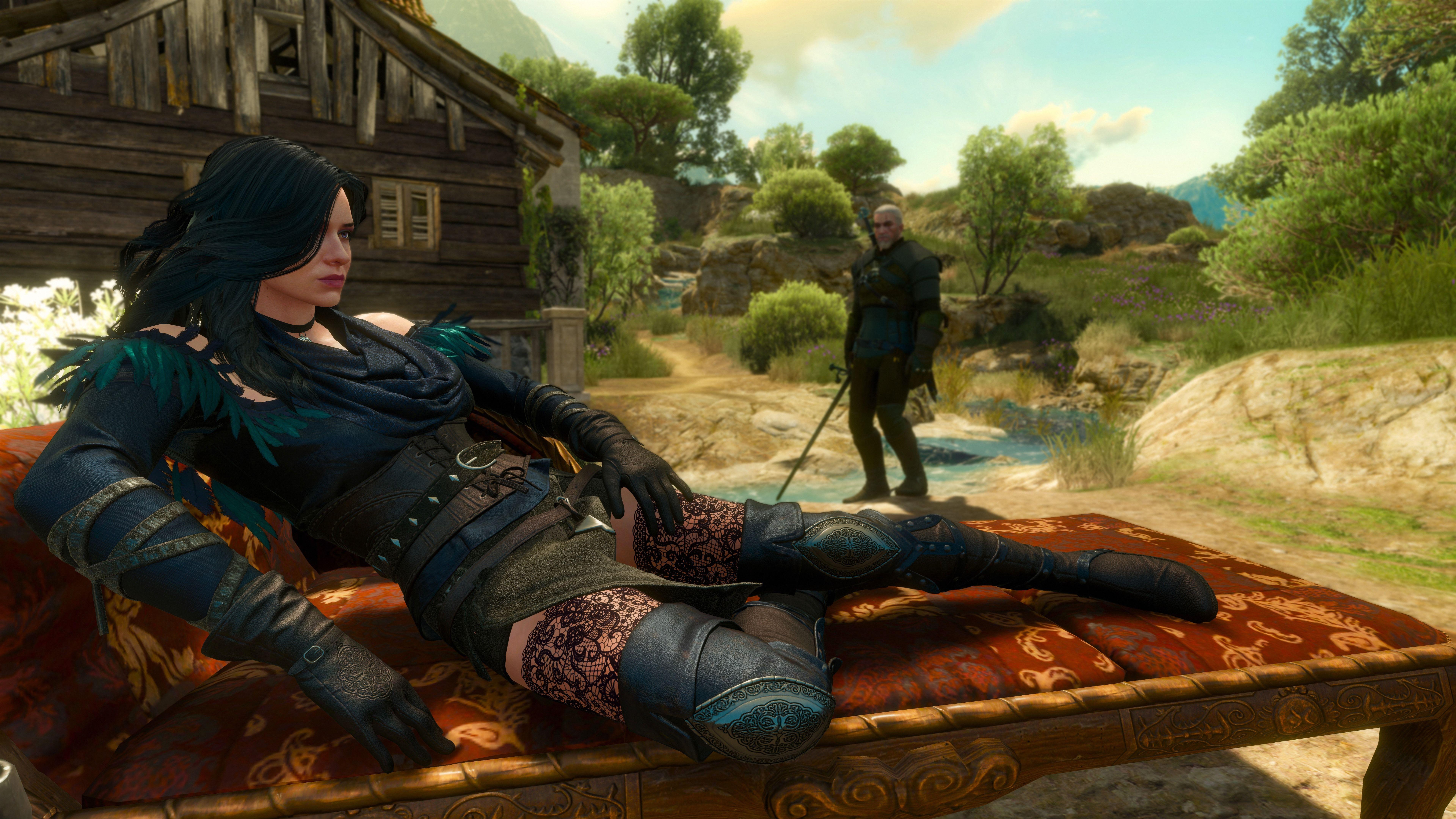 7680x4320 Wallpaper The Witcher 3: Wild Hunt, beautiful girl, video game