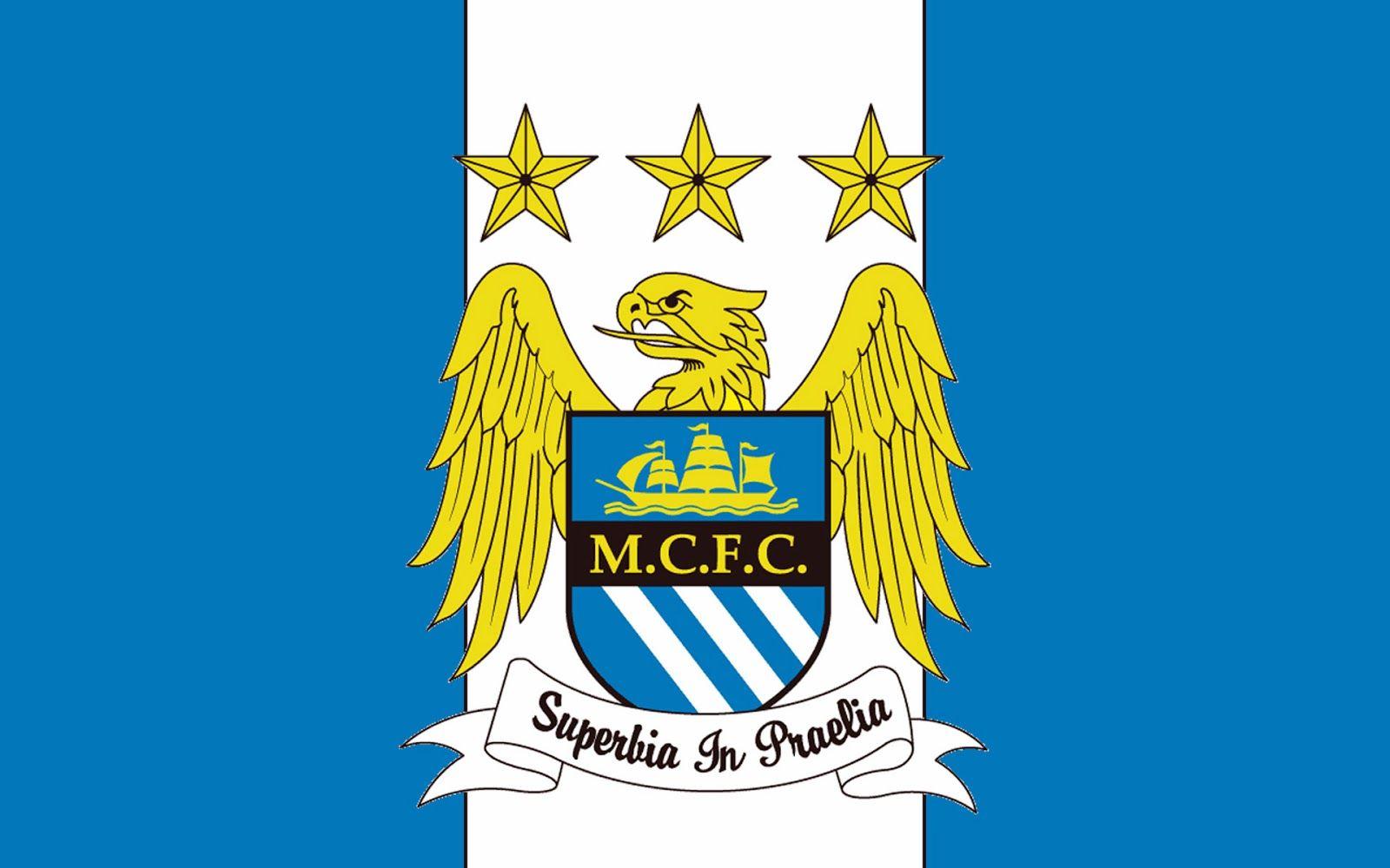 1600x1000 Football HQ Wallpaper: Manchester City FC Logo HD Wallpaper