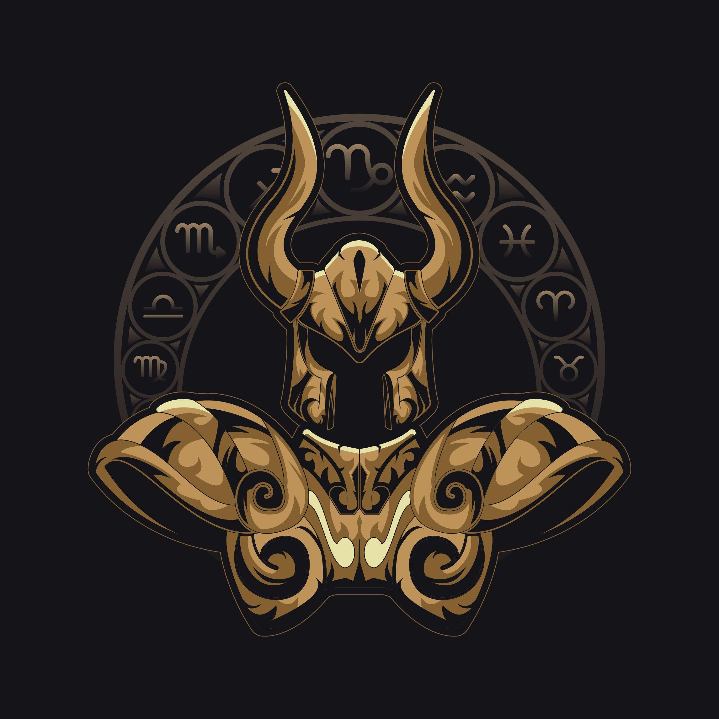 2292x2292 Capricornio (Shura) - 摩羯座 ♑ #adobeill. Caballeros del