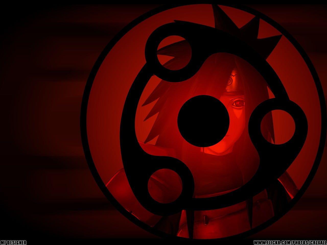1280x960 Illustration Of Black Haired Anime, Naruto Shippuuden, Sharingan