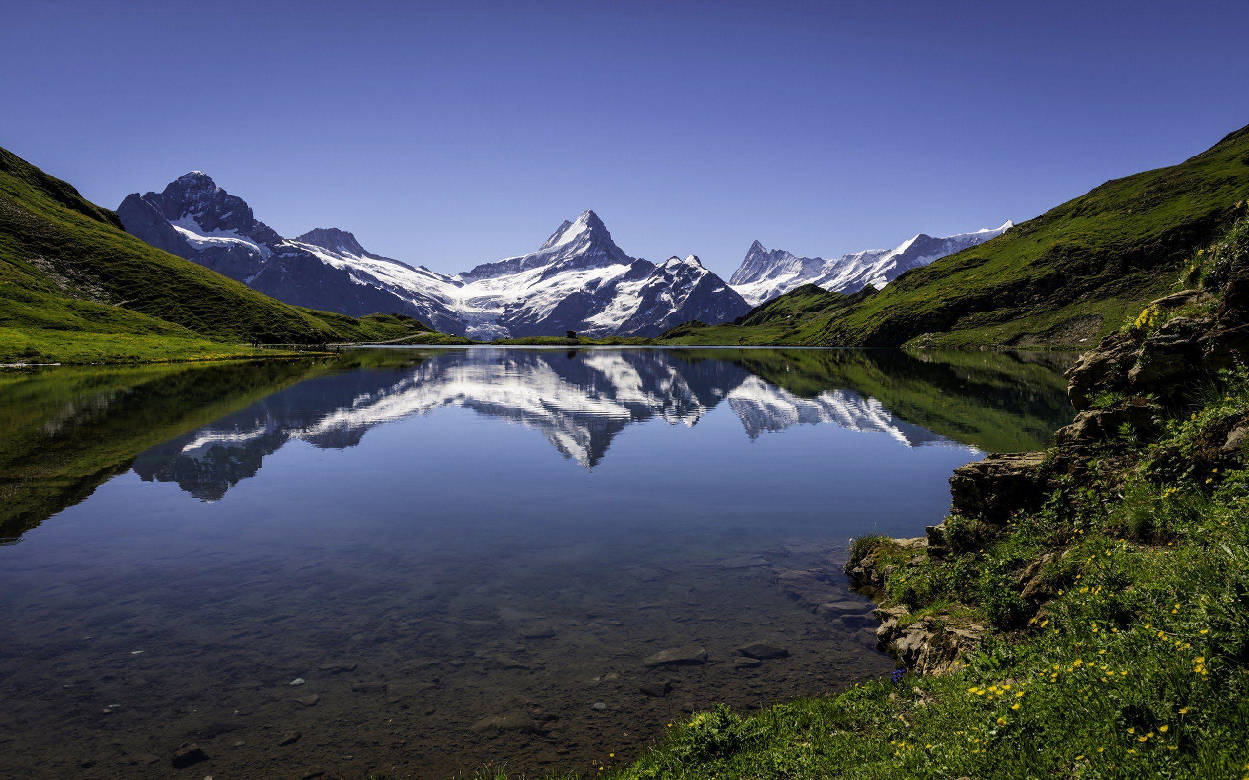 2560x1600 nature, Mountain, Forest, Landscape, Fog, Lake, Ultrahd, 4k