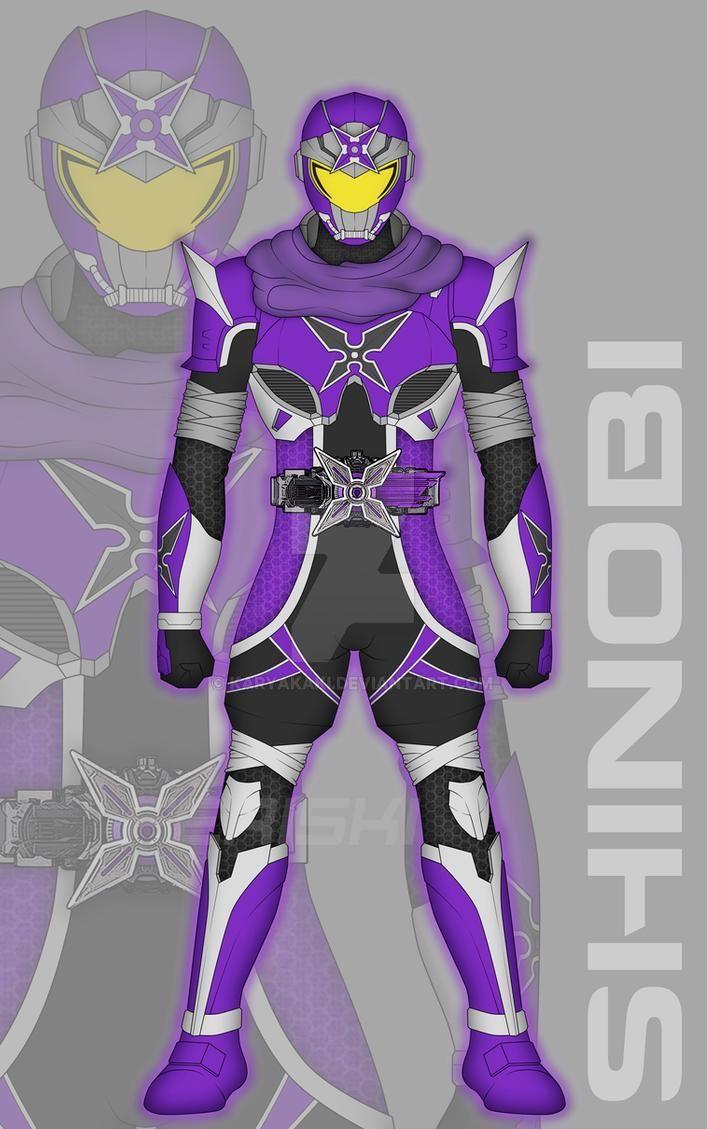 707x1128 Kamen Rider Shinobi (fan Redesign) Minecraft Skin
