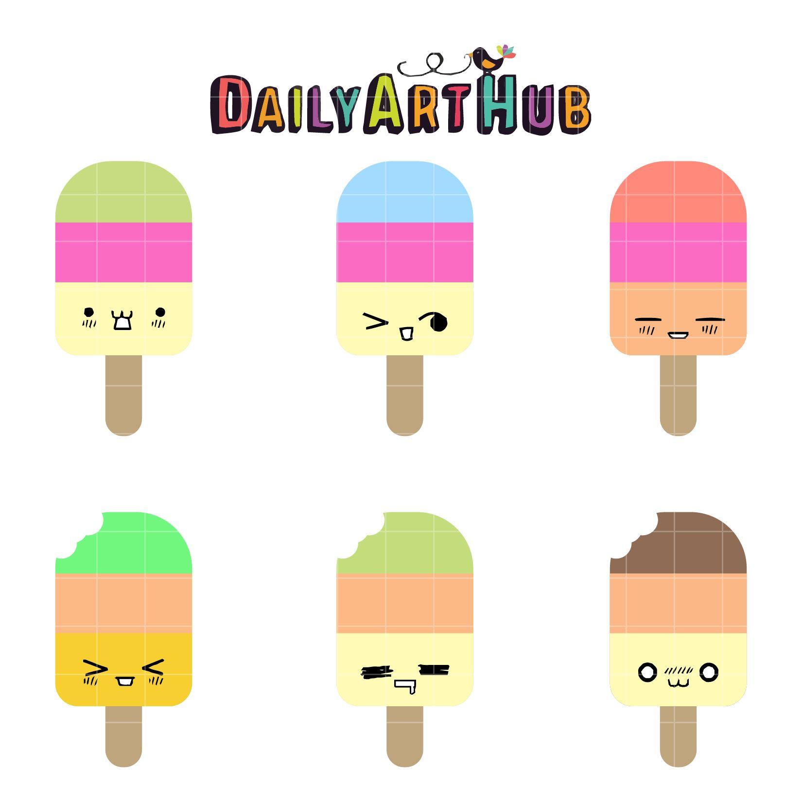 1650x1650 Cute Popsicle Clipart