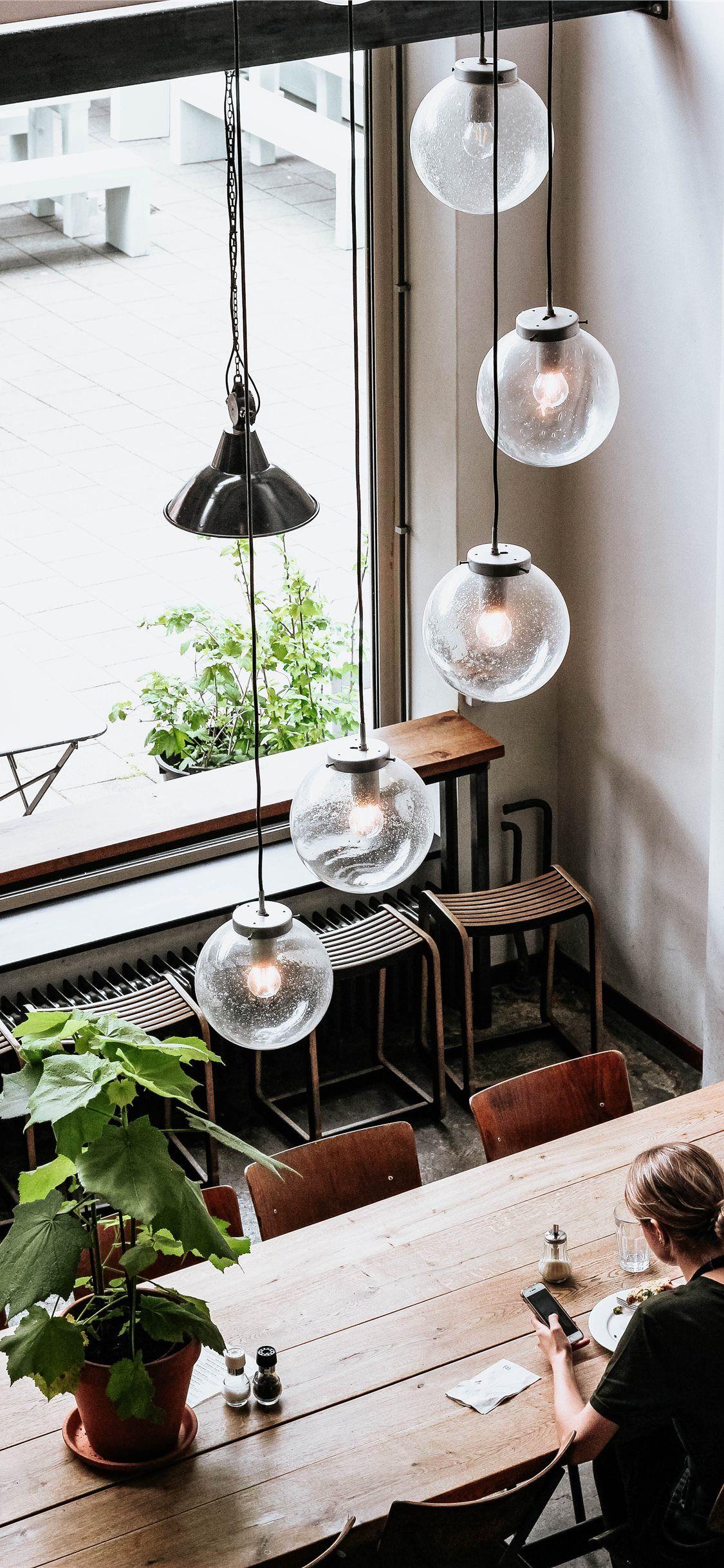 1125x2436 Coffee in a café in Rotterdam iPhone X Wallpaper Free Download