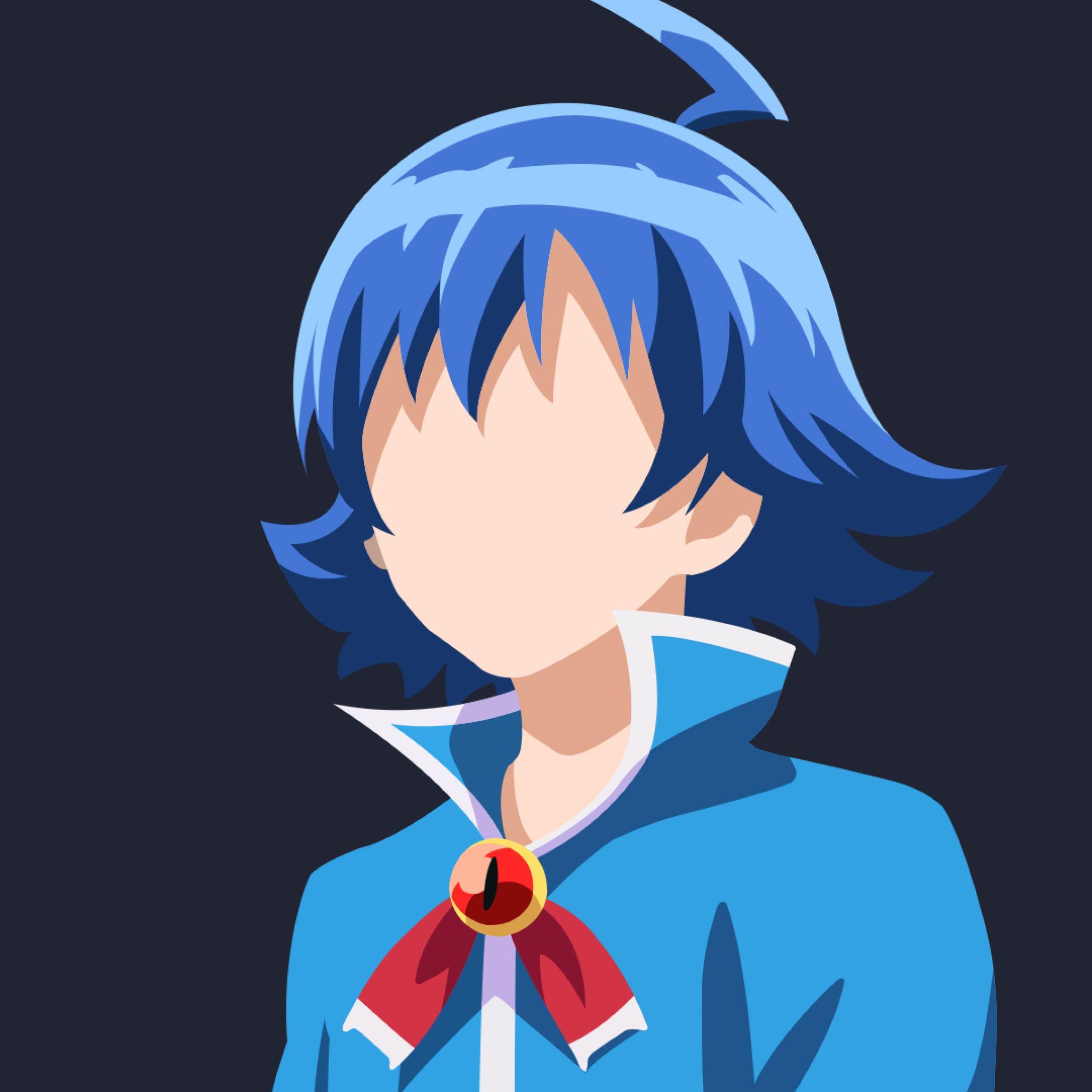 2048x2048 Iruma Suzuki Minimalist Art iPad Air Wallpaper, HD Anime