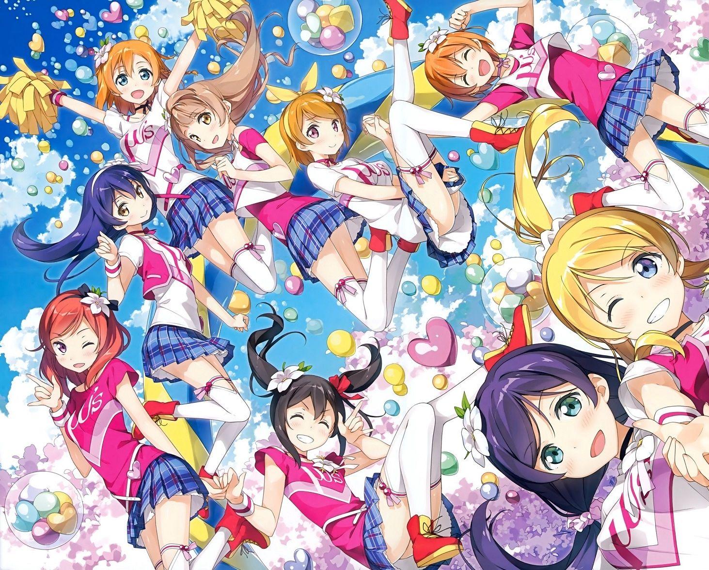 1463x1176 Love Live Desktop Wallpaper