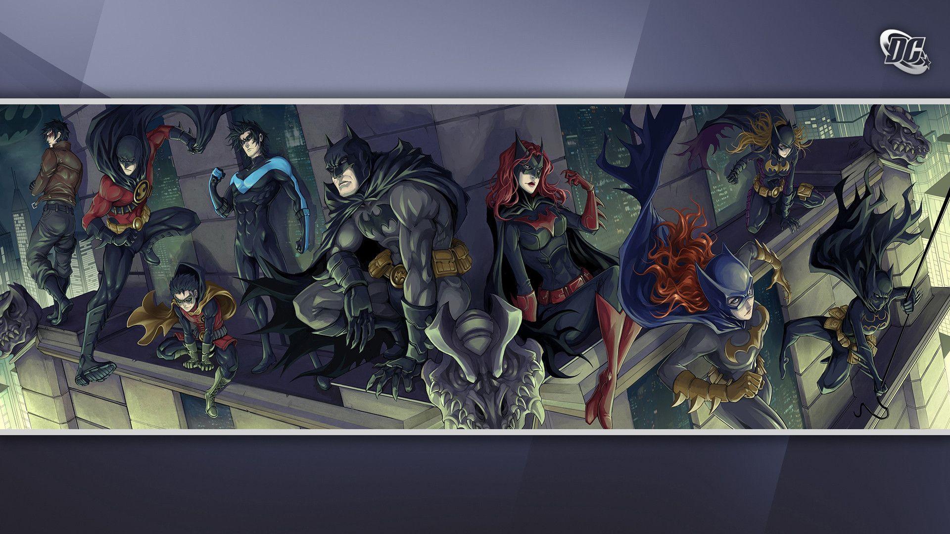 1920x1080 Free download Akimamg image batman family HD wallpaper