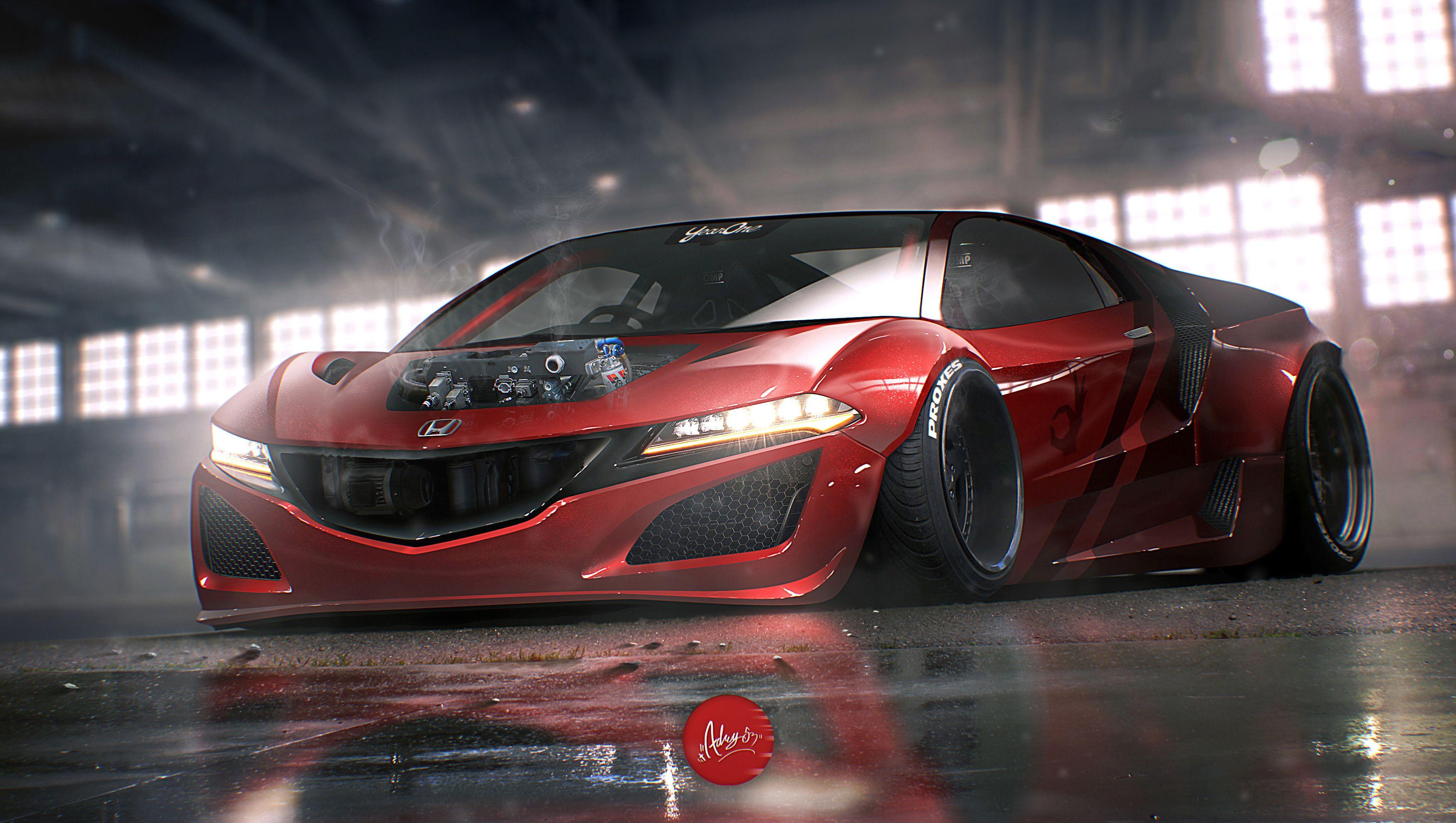 3501x1980 #honda nsx, #honda, #cars, k, #hd, #artist