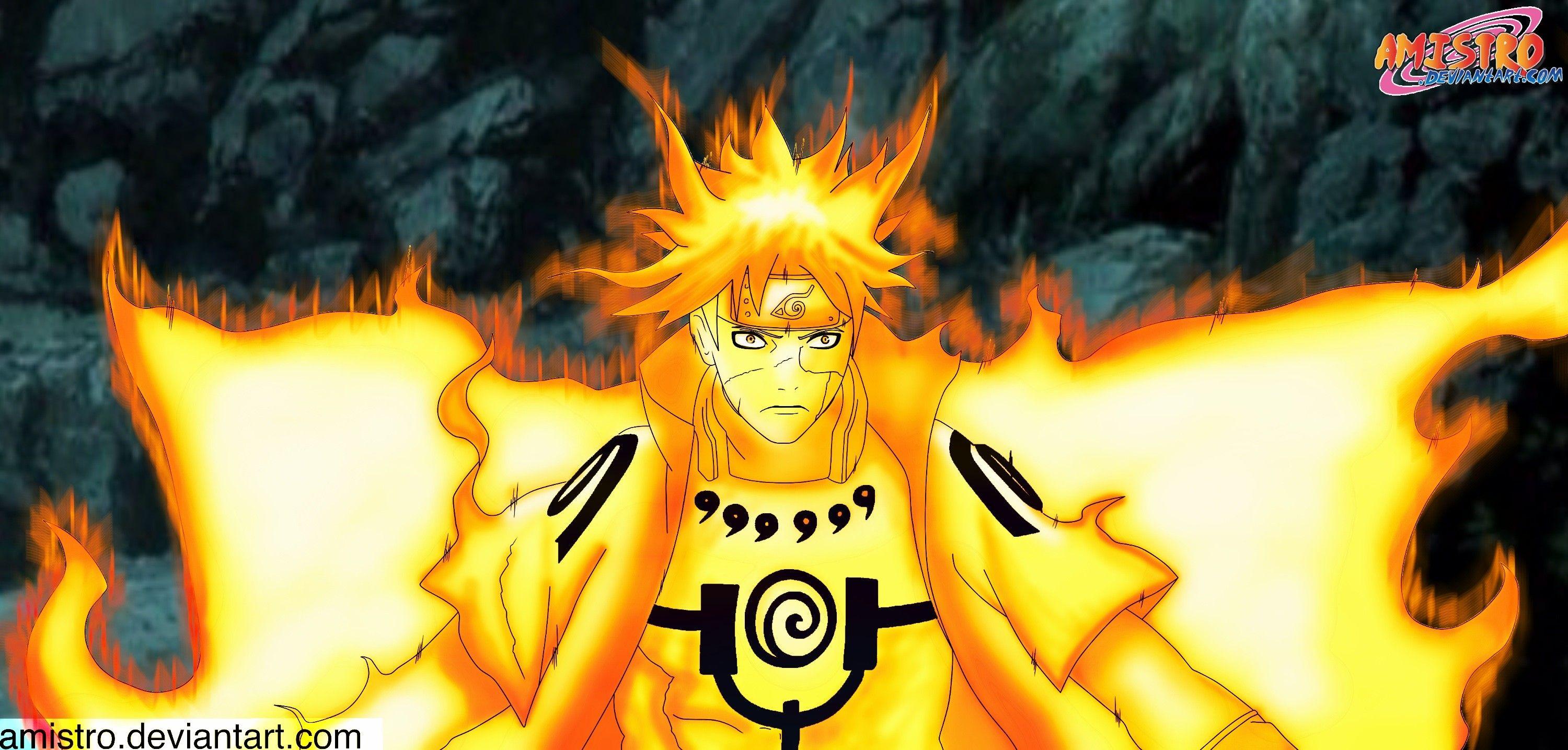 3000x1435 Naruto Sage Mode Rasenshuriken Wallpaper