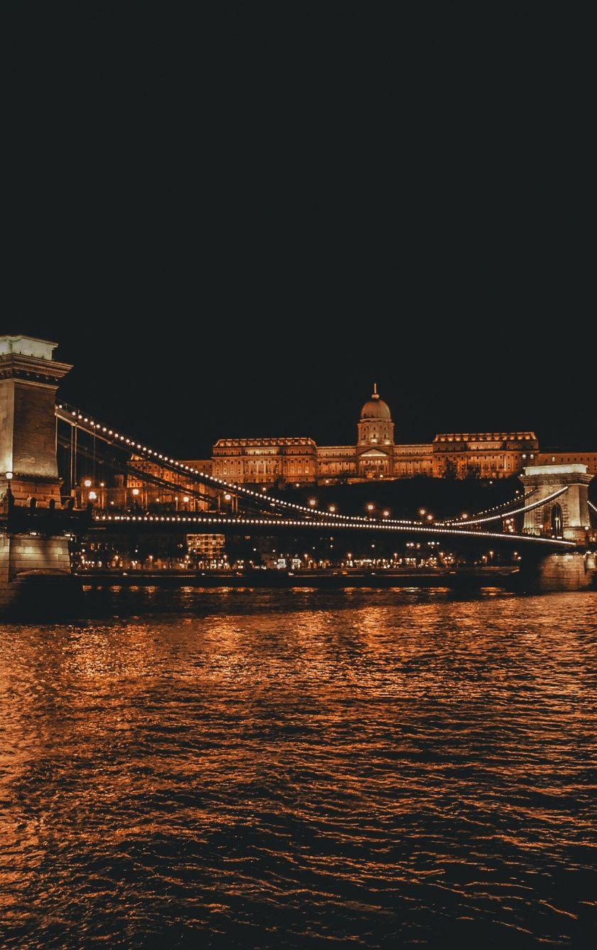 840x1336 Download 840x1336 wallpaper budapest, city, bridge, night, iphone