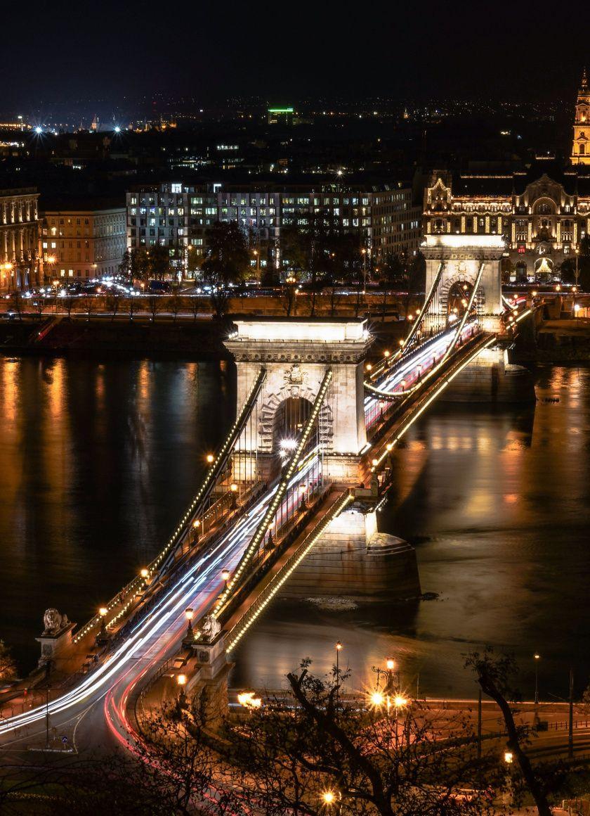 840x1160 Download 840x1160 wallpaper chain bridge, cityscape, aerial view