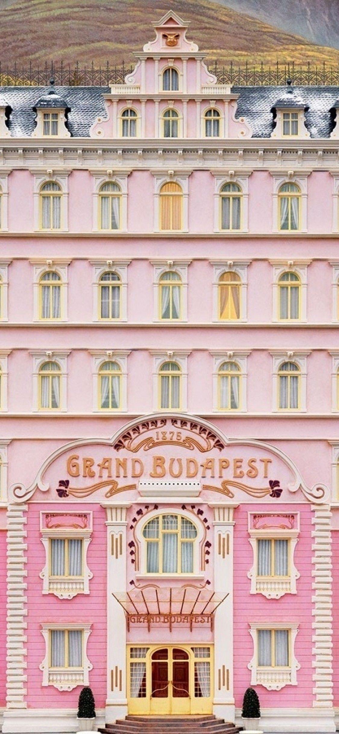 1125x2436 Download 1125x2436 The Grand Budapest Hotel, Building Wallpaper