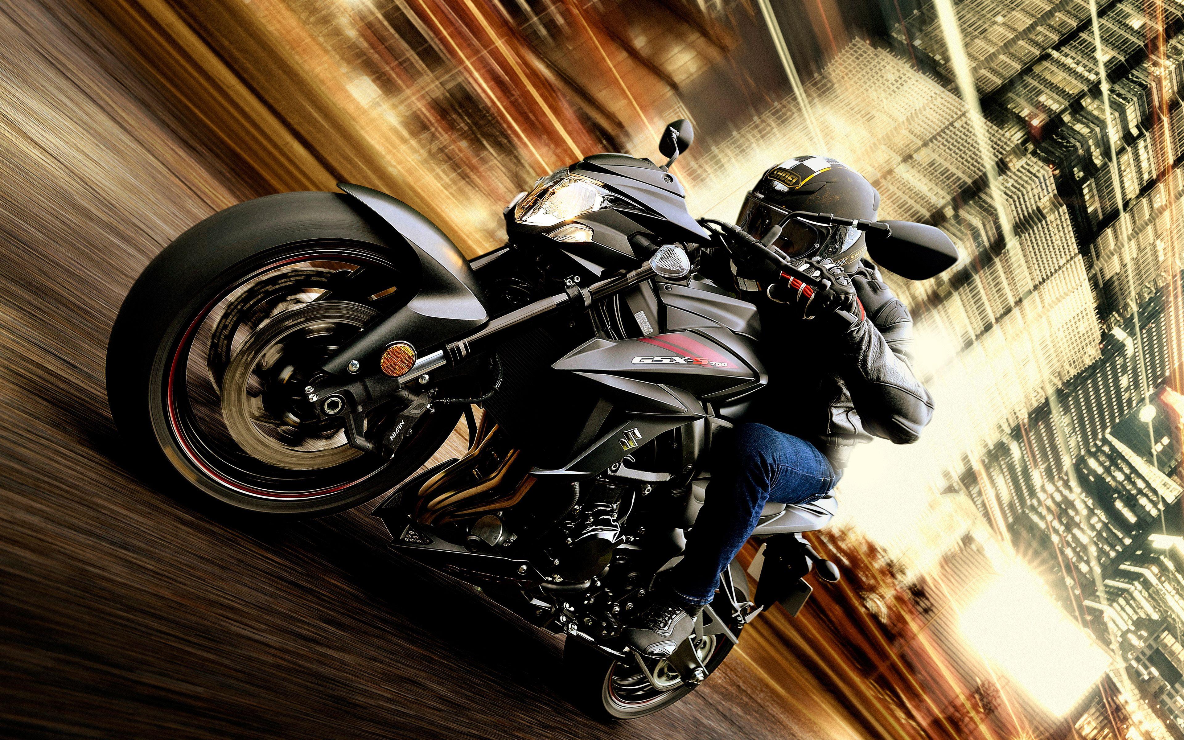 3840x2400 Download Wallpaper Suzuki GSX S 4k, Racing Motorcycle
