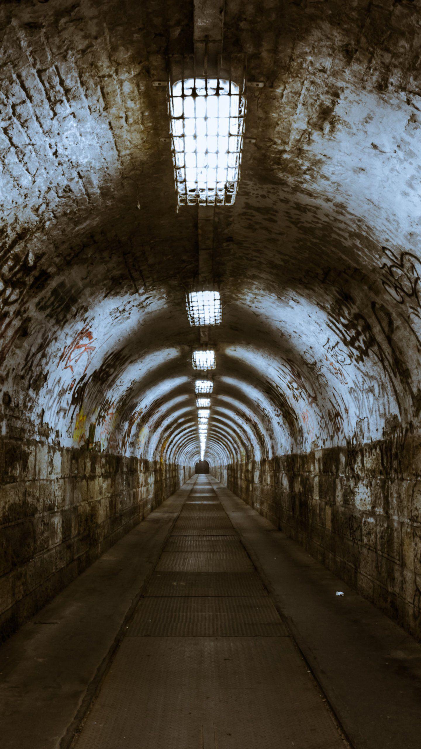 1440x2560 Budapest Graffiti Tunnel Wallpaper, Android & Desktop