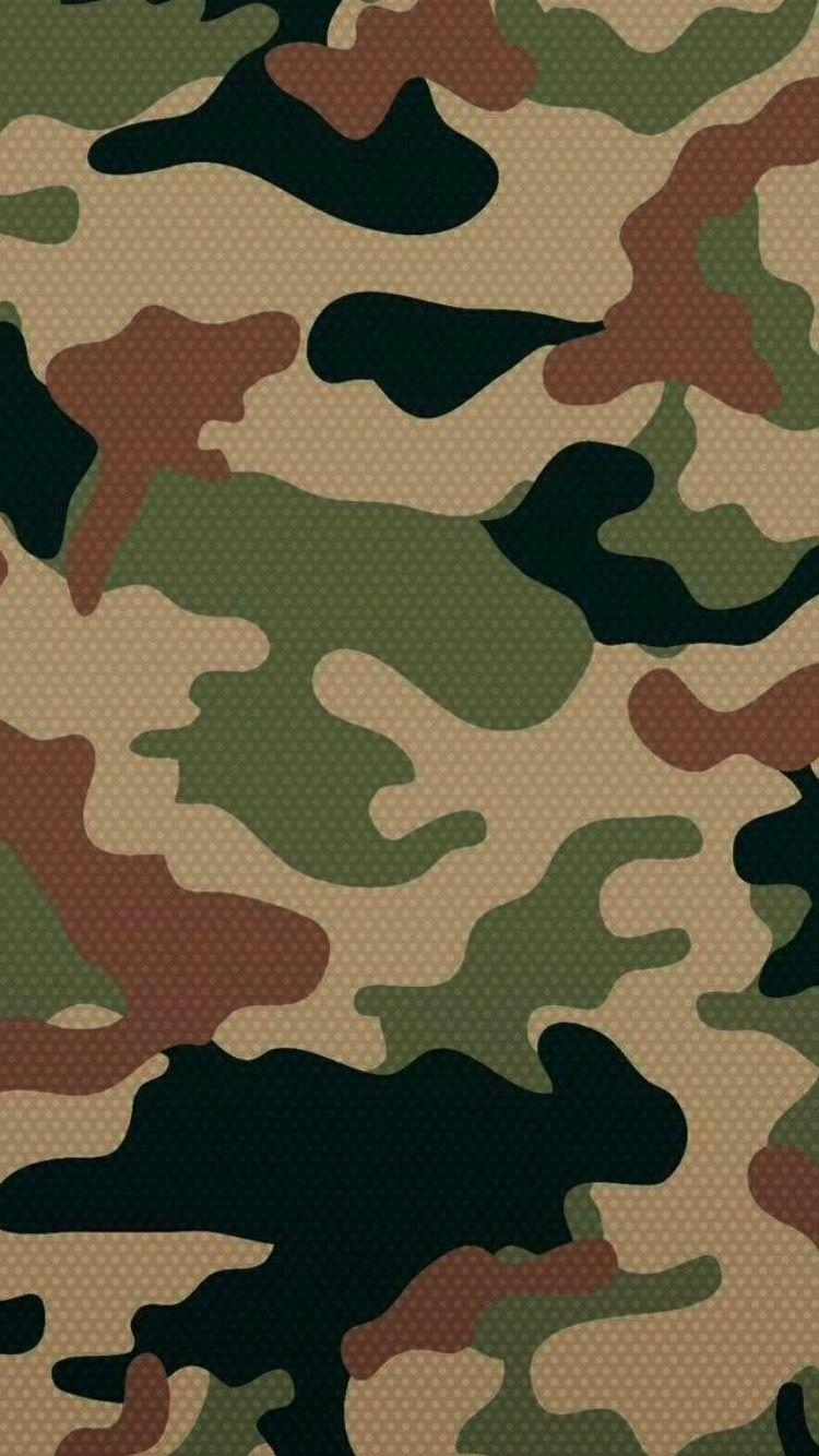 750x1334 Camouflage iPhone 7 Wallpaper [750x1334]