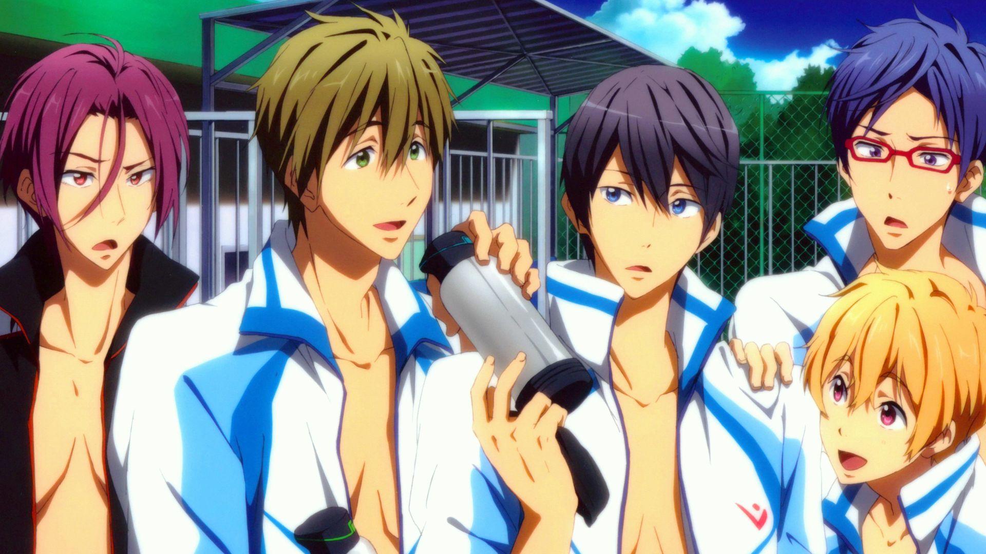 1920x1080 Free Iwatobi Swim Club Wallpaper Full HD Wallpaper