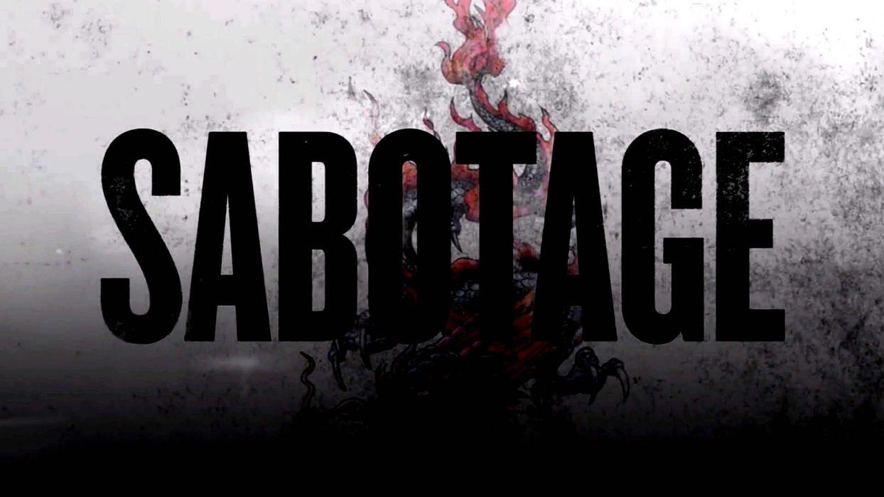 1244x700 SABOTAGE action crime drama movie film poster wallpaper