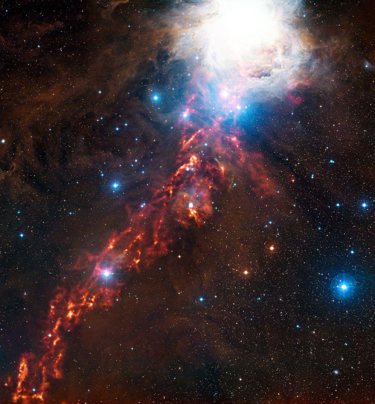 1200x1290 Spectacular 'Fiery Ribbon' in Orion Nebula Revealed (Photos)
