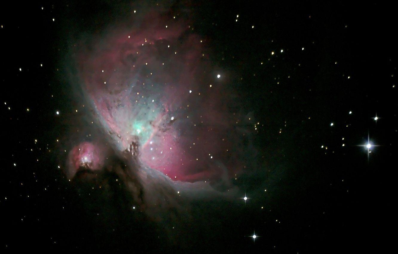 1332x850 Wallpaper M is, Orion, The Orion Nebula, below, Belt image